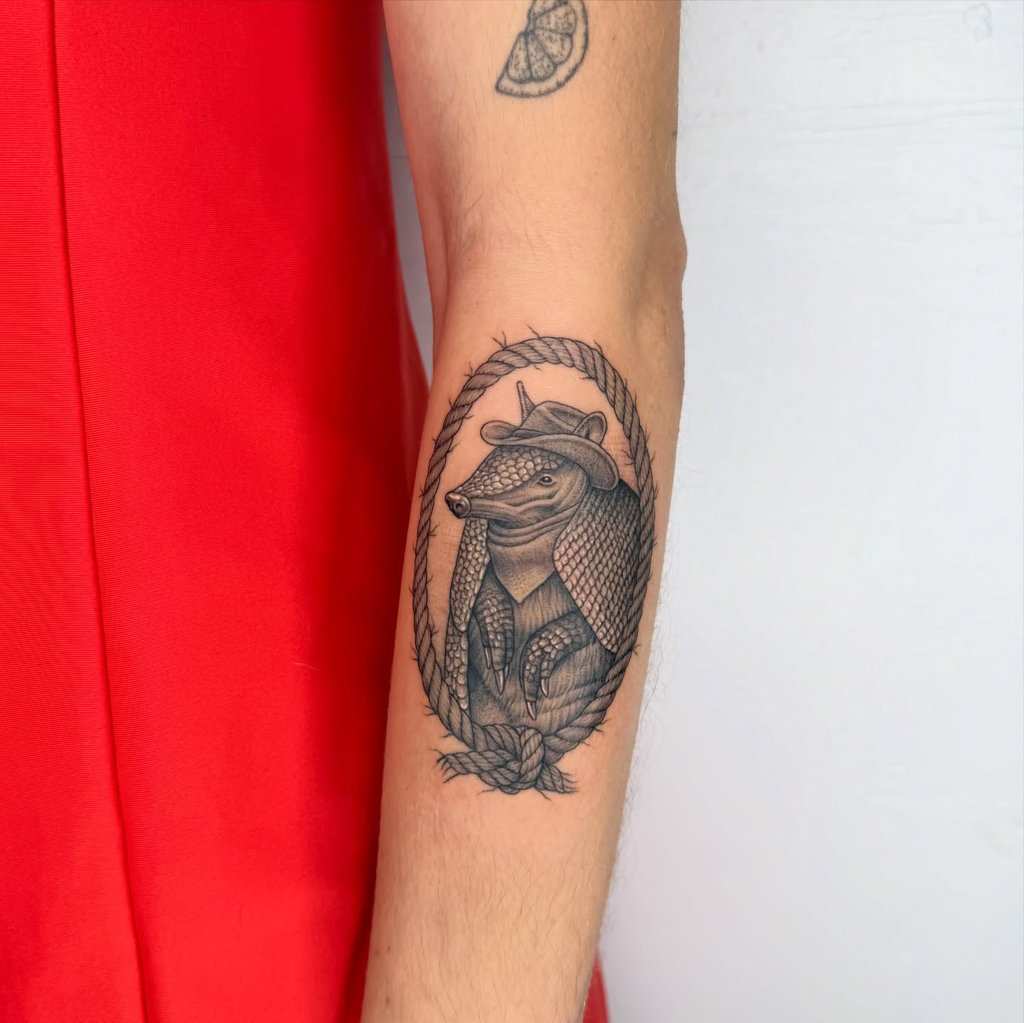 Tattoo by @sailorose_ — black_and_grey