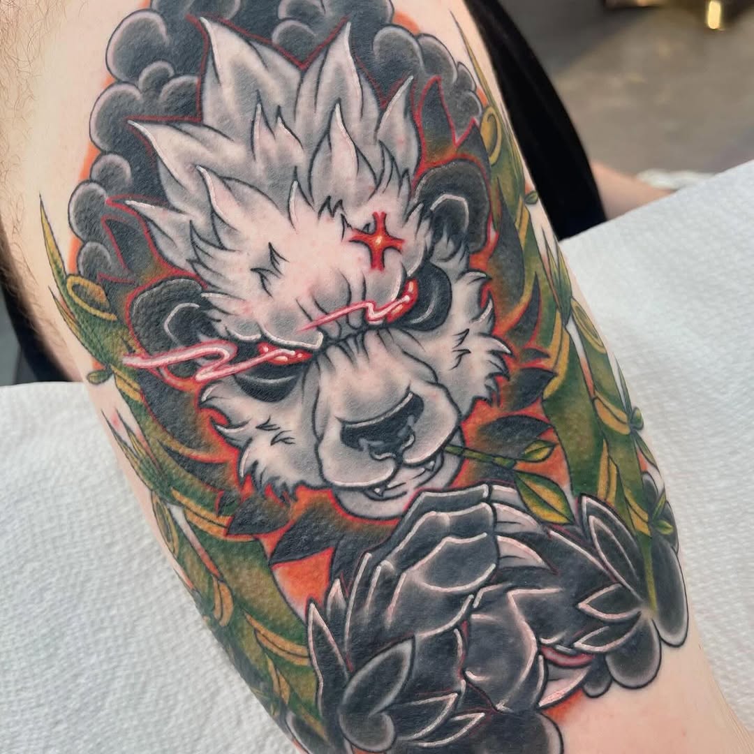 Tattoo by @arcanum.fae.tattoos — new_school, black_and_grey