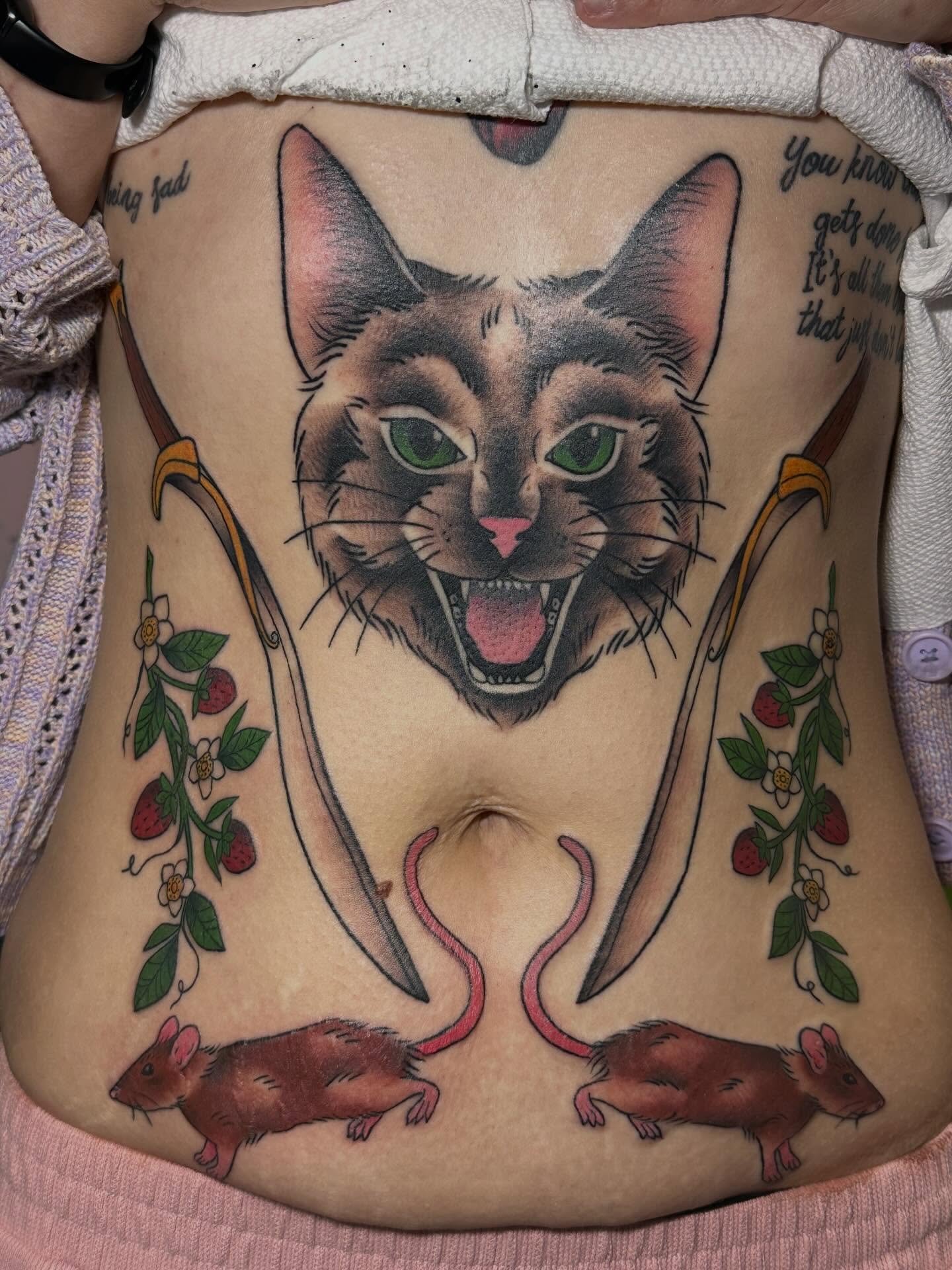 Tattoo by @jassspage โ realism, dotwork