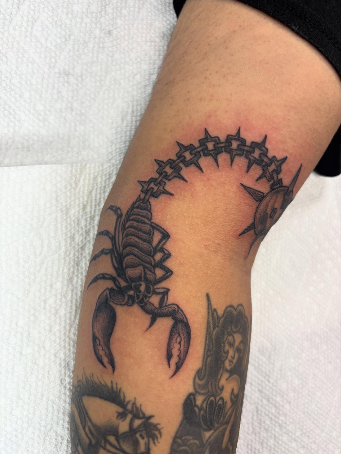 Tattoo by @inkkate_ — black_and_grey