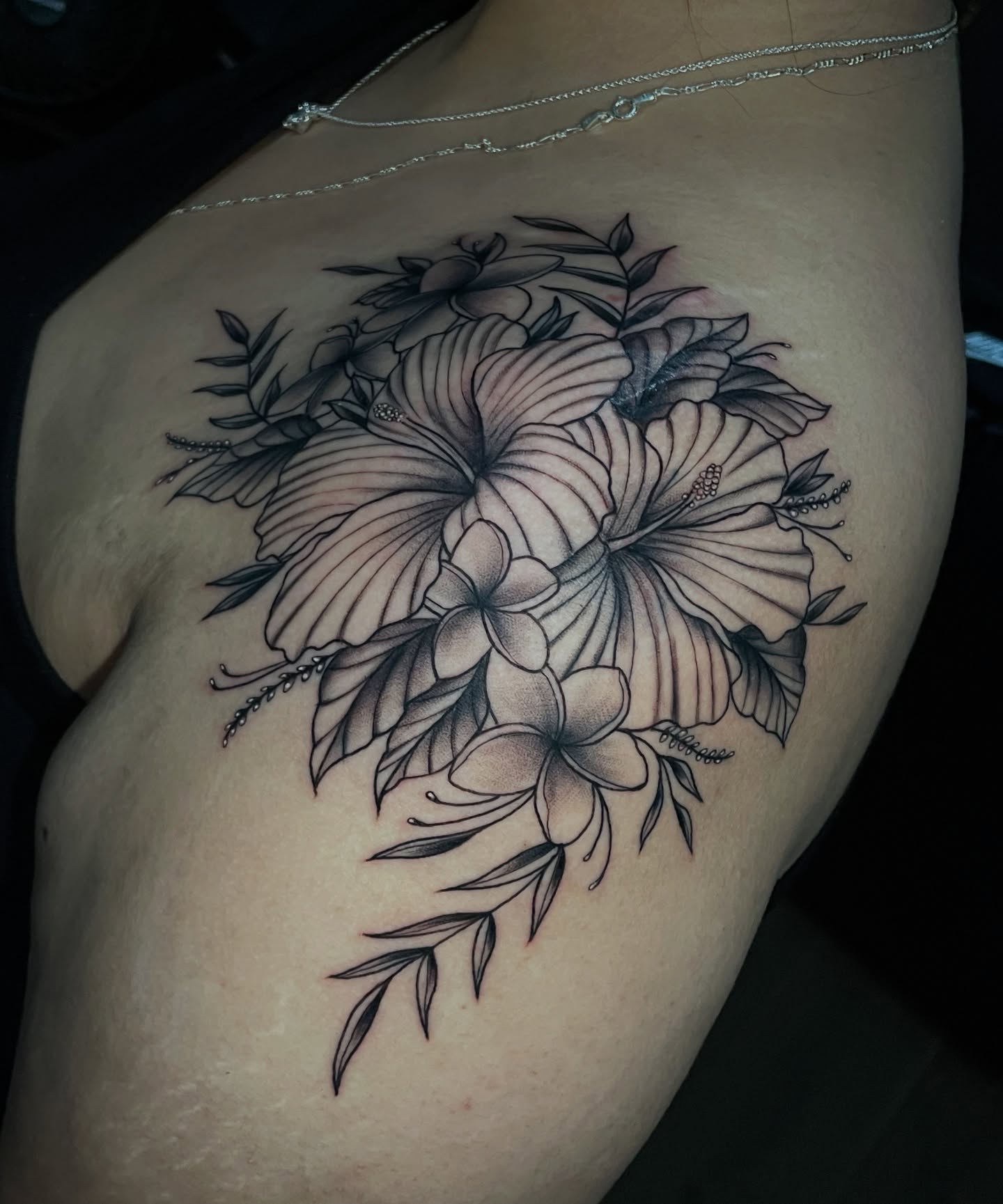Tattoo by @skullinkmarie β black_and_grey