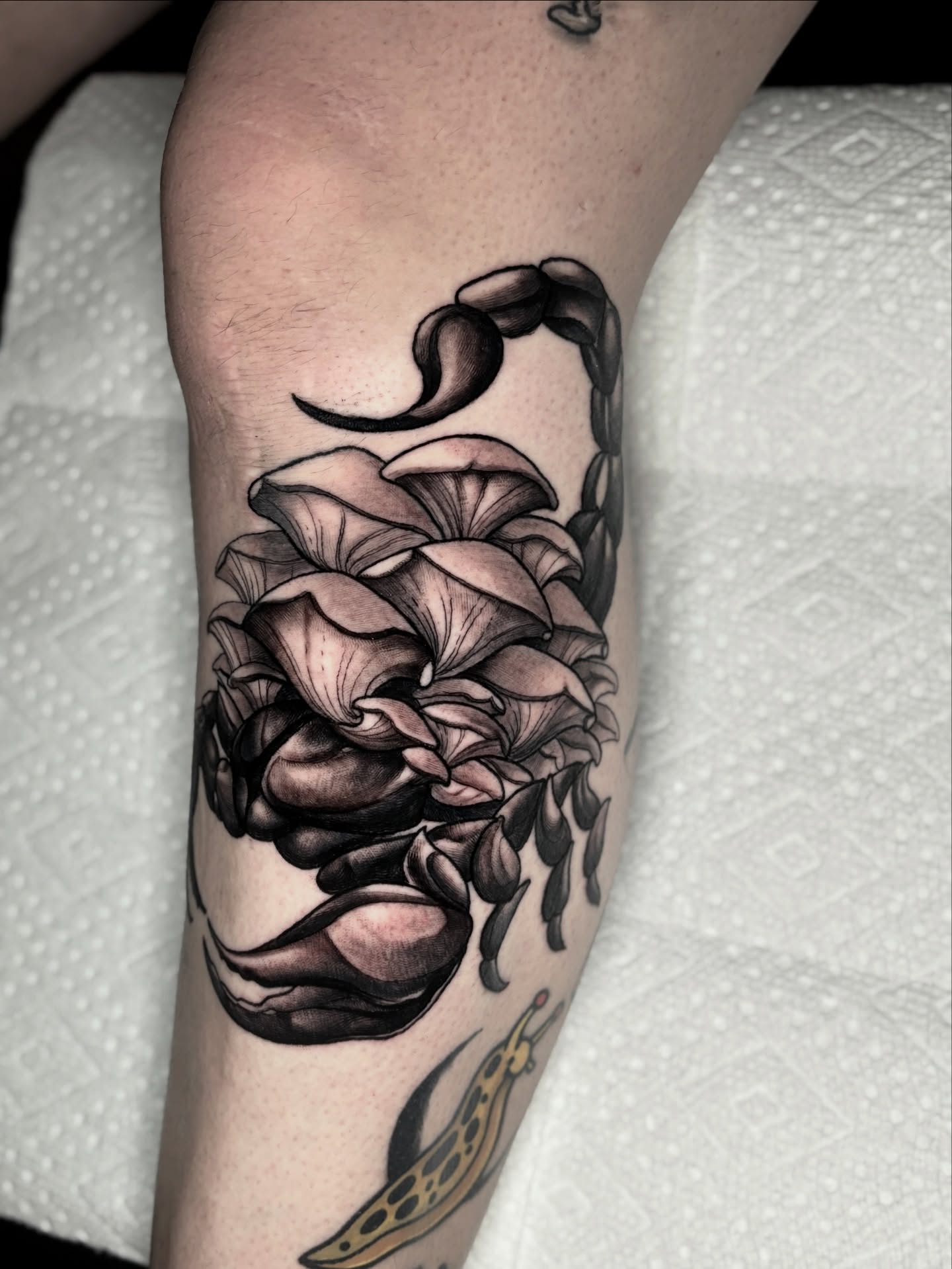 Tattoo by @tonyluceroart — black_and_grey