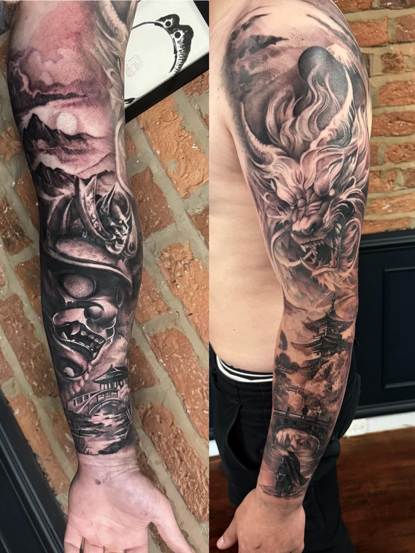 Tattoo by @robdansontattoo — black_and_grey, realism