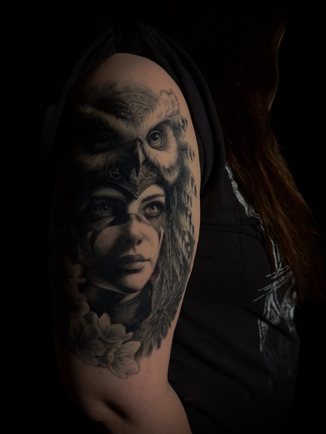 Tattoo by @niclunatattoo — realism, black_and_grey