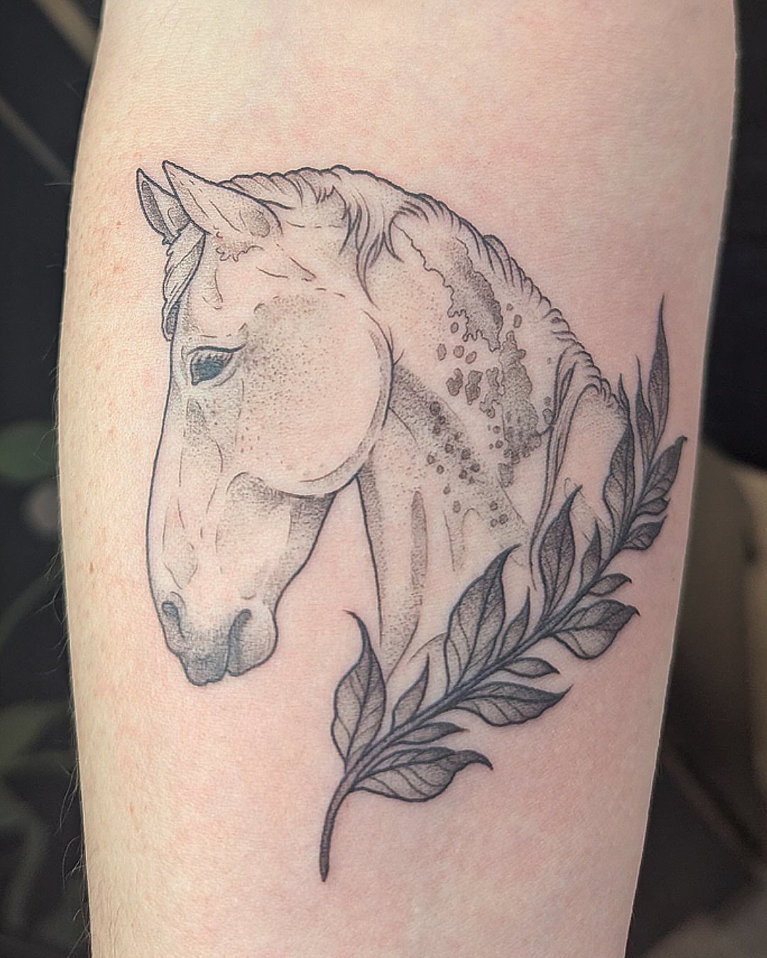 Tattoo by @lepus_tattoos — black_and_grey, realism