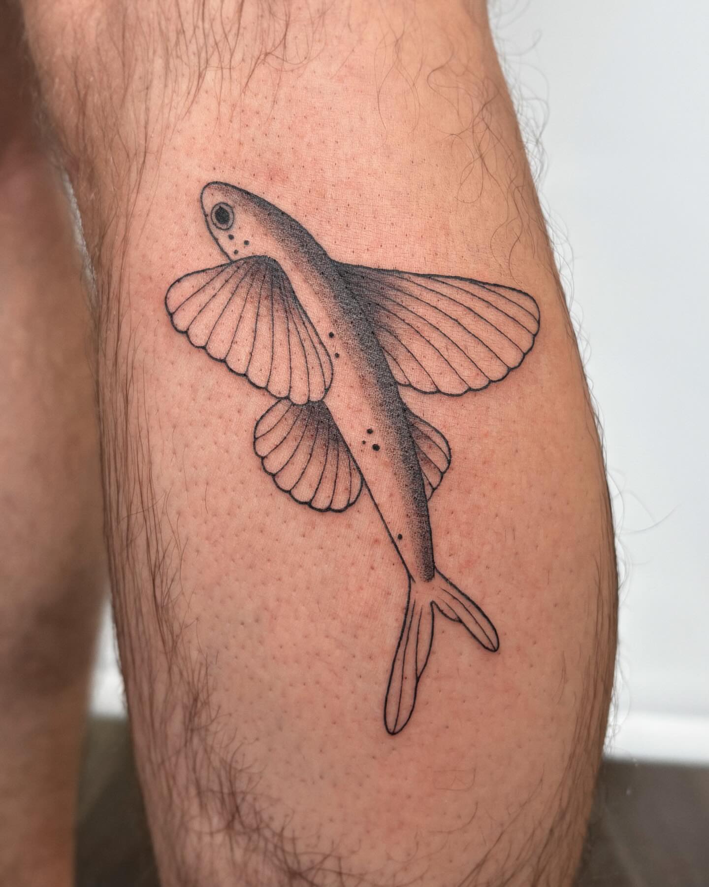 Tattoo by @rouupillon — black_and_grey