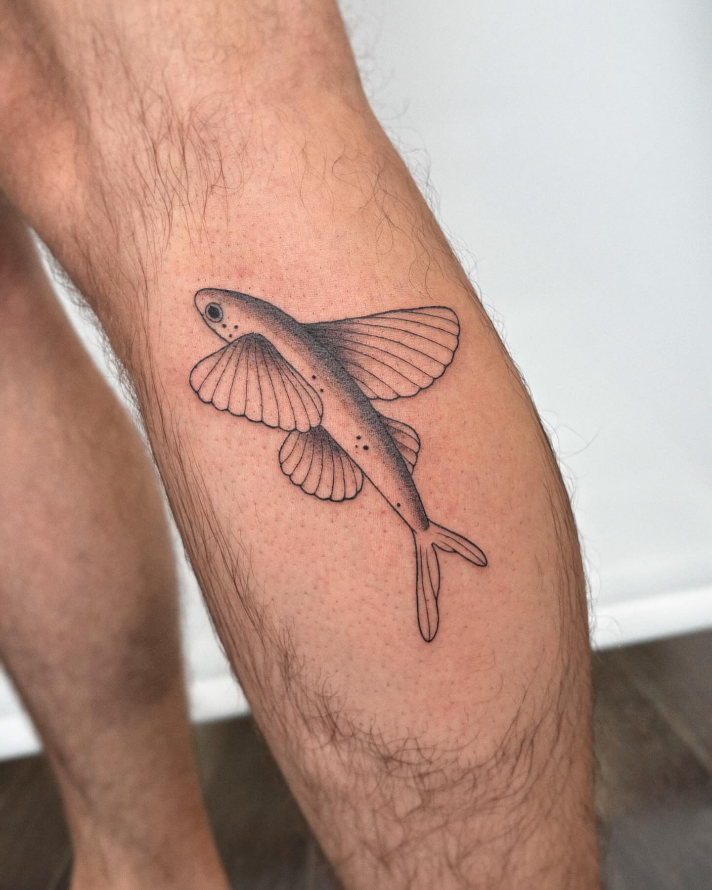 Tattoo by @rouupillon — black_and_grey