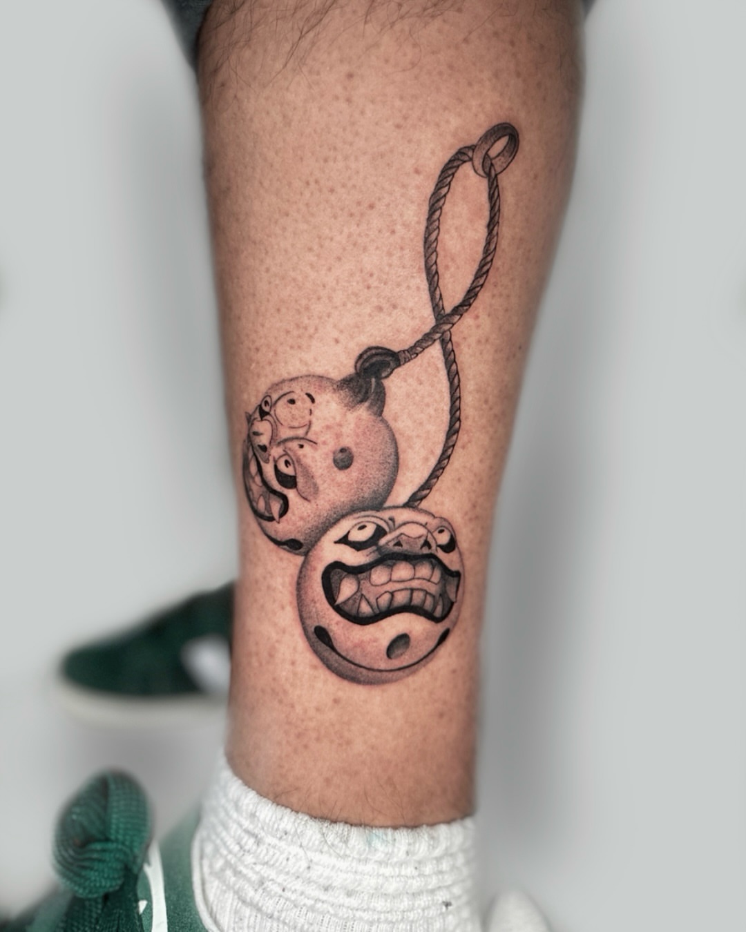 Tattoo by @maaru.tattoo — black_and_grey