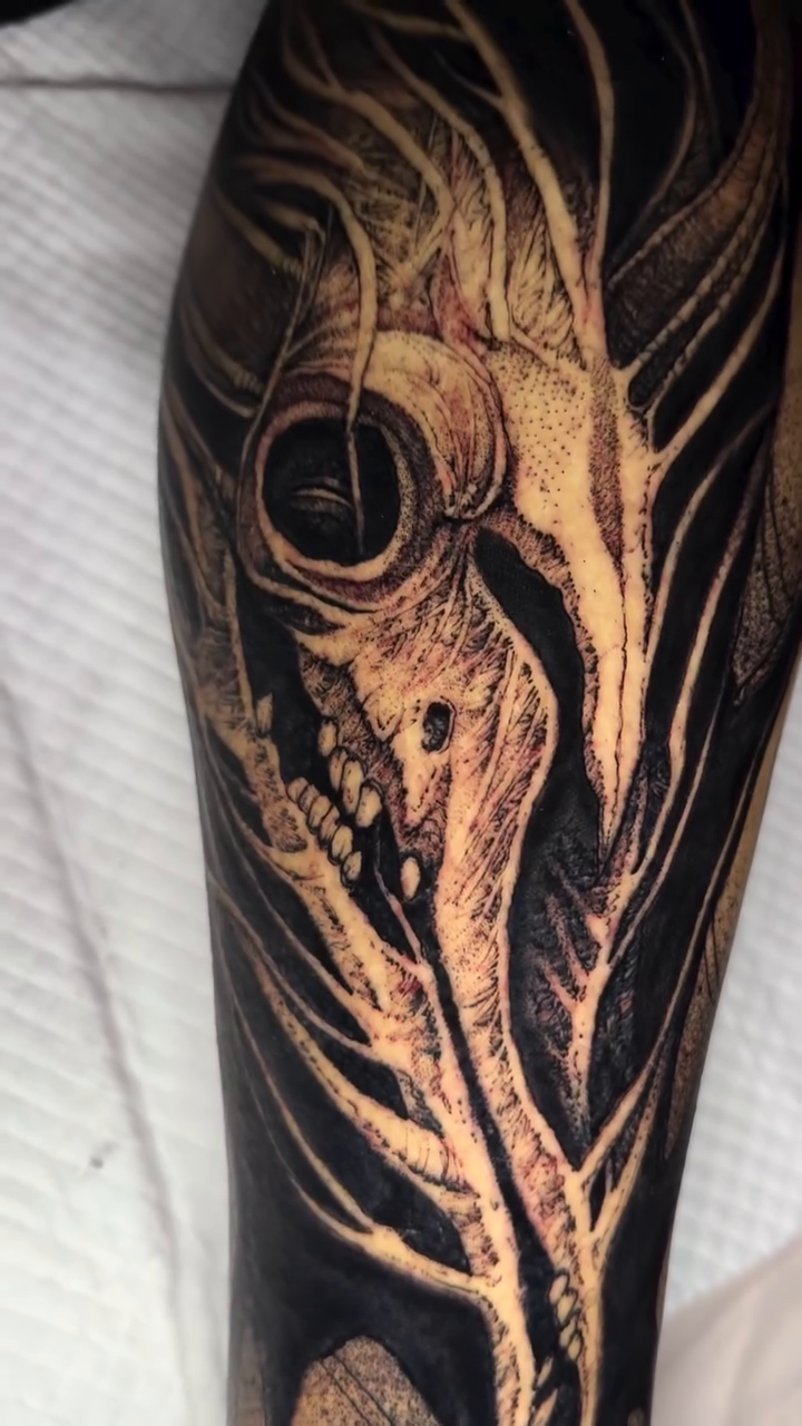 Tattoo by @sflpczk — dark_realism, black_and_grey