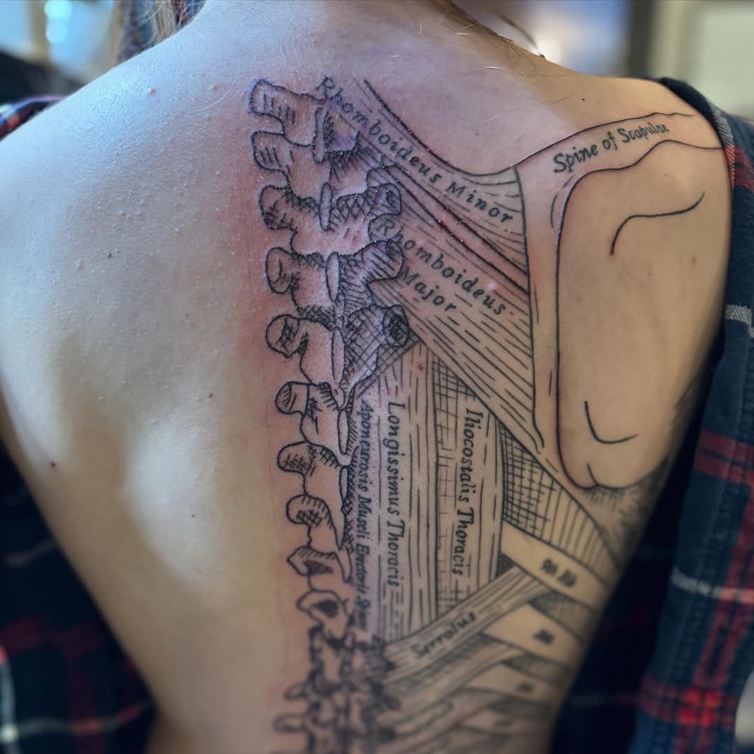 Tattoo by @larry._.tattoos — black_and_grey, illustrative