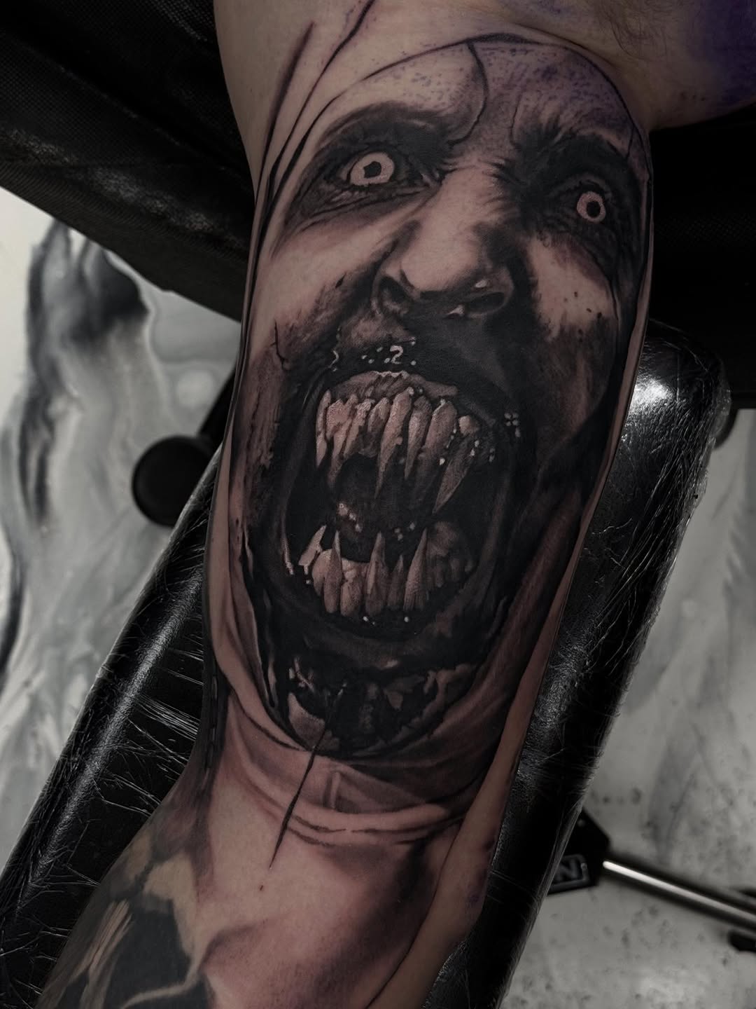 Tattoo by @nestormurrayart — realism, dark_realism