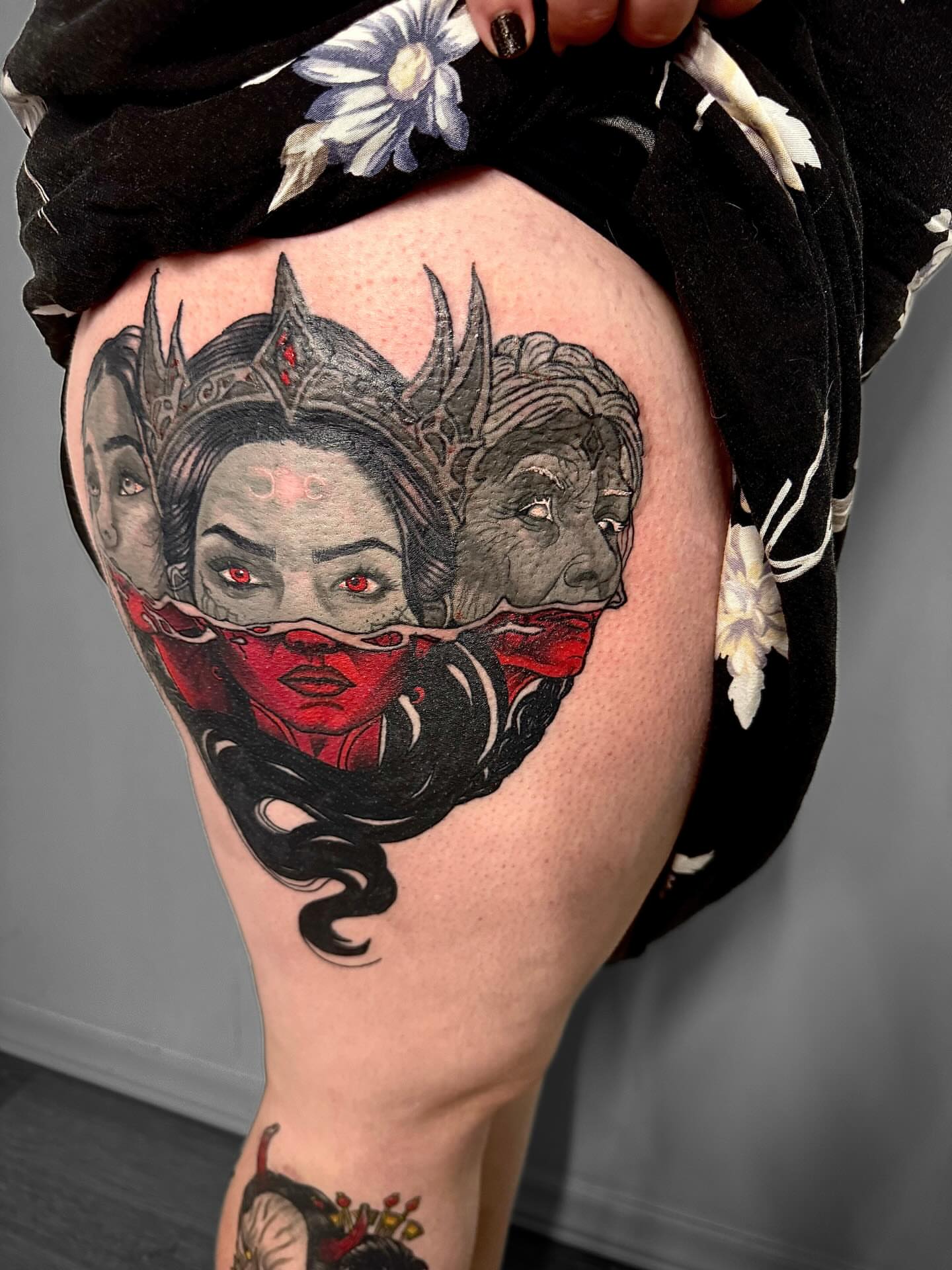 Tattoo by @ashestoashestattoo — dark_realism, realism