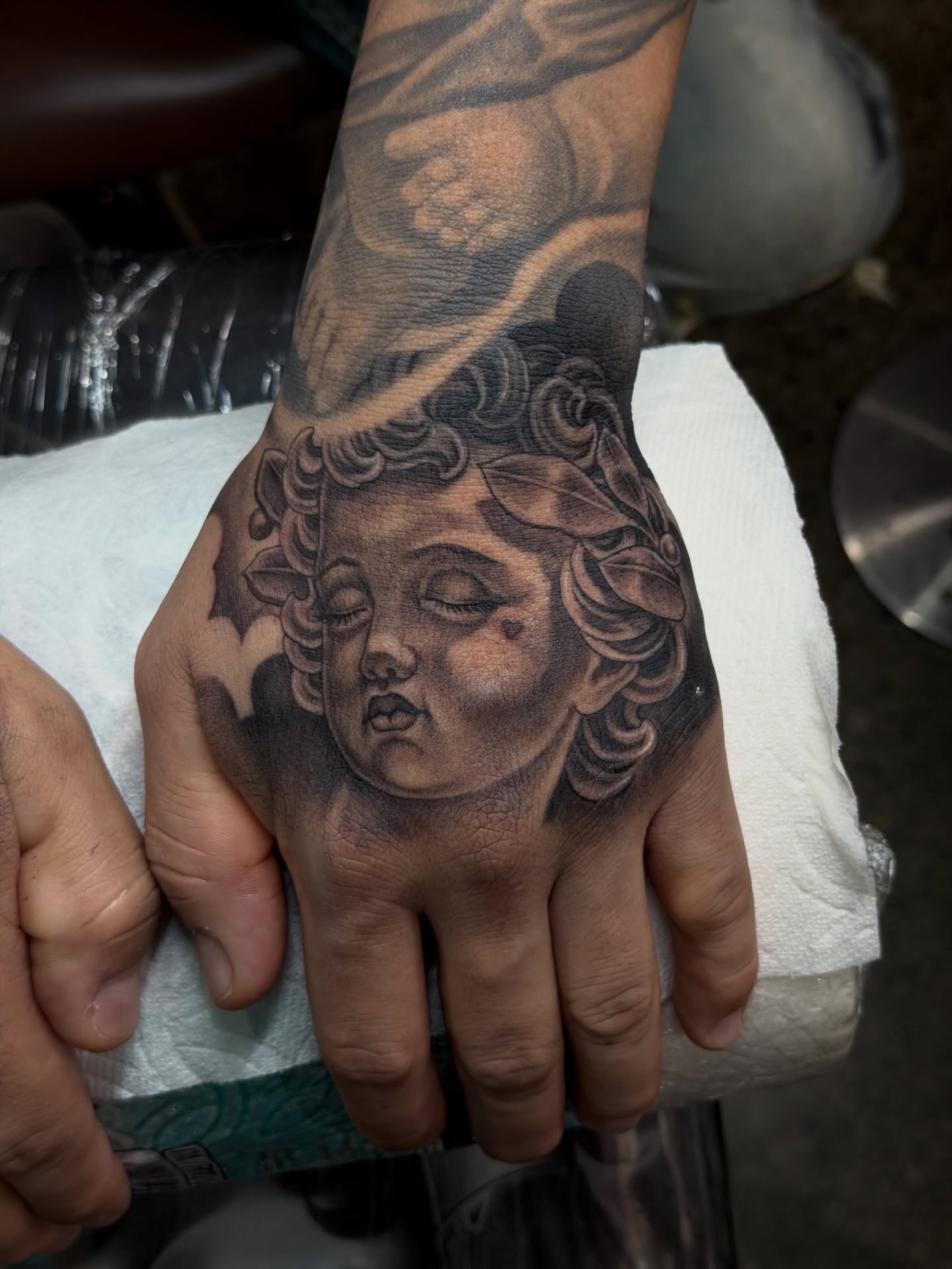 Tattoo by @p_casillasarte β black_and_grey, realism
