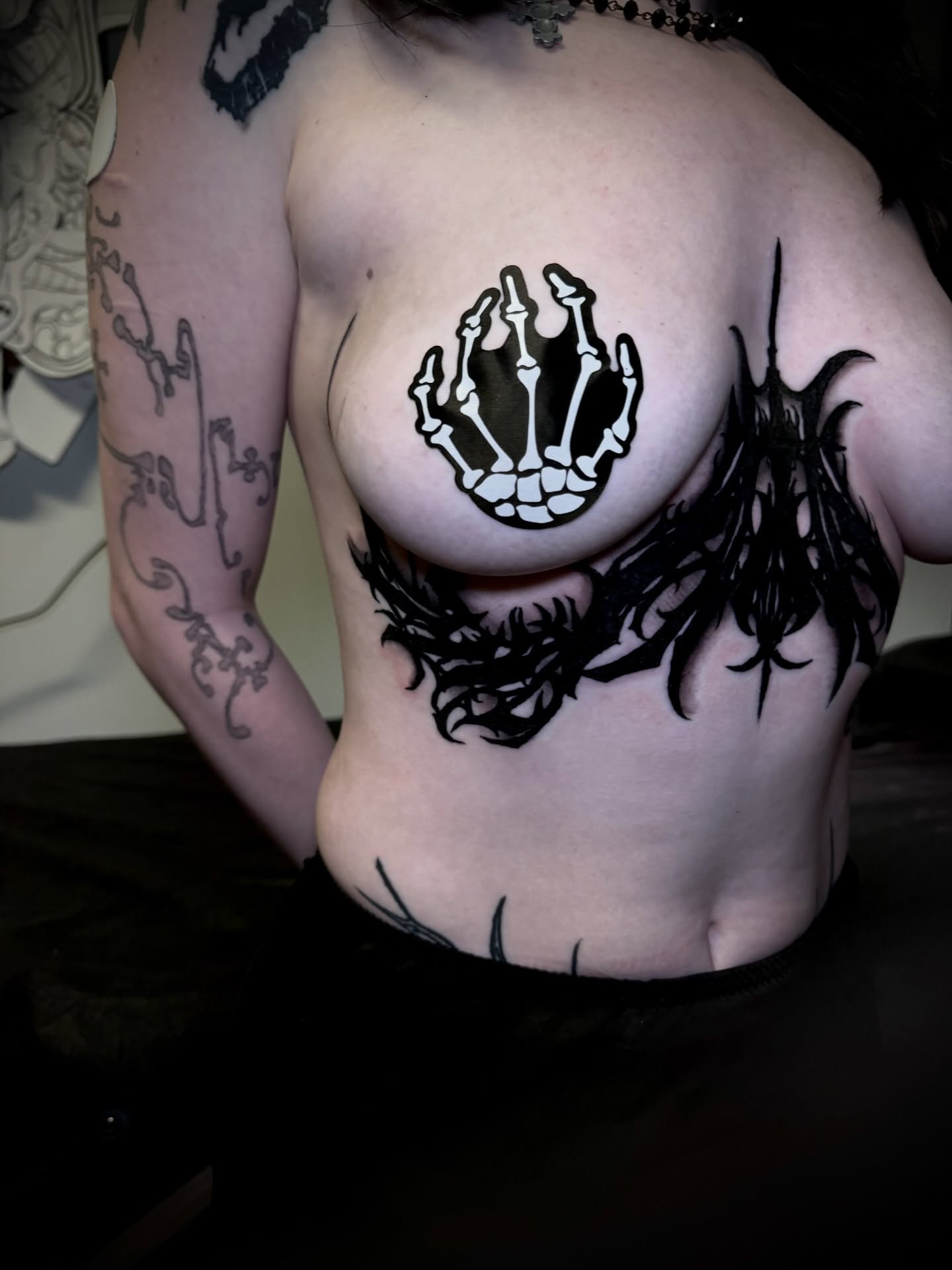 Tattoo by @blvckheart_ink — black_and_grey