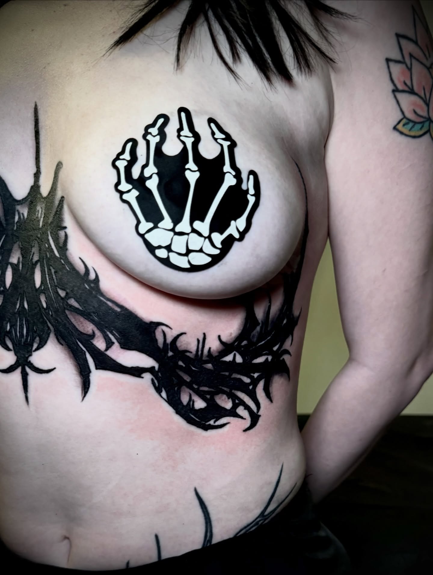 Tattoo by @blvckheart_ink — black_and_grey