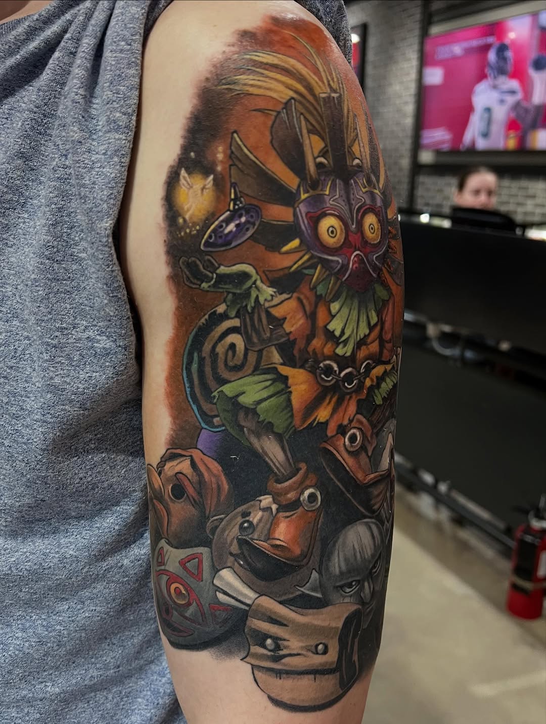 Tattoo by @sausagekingtattoos — realism, anime
