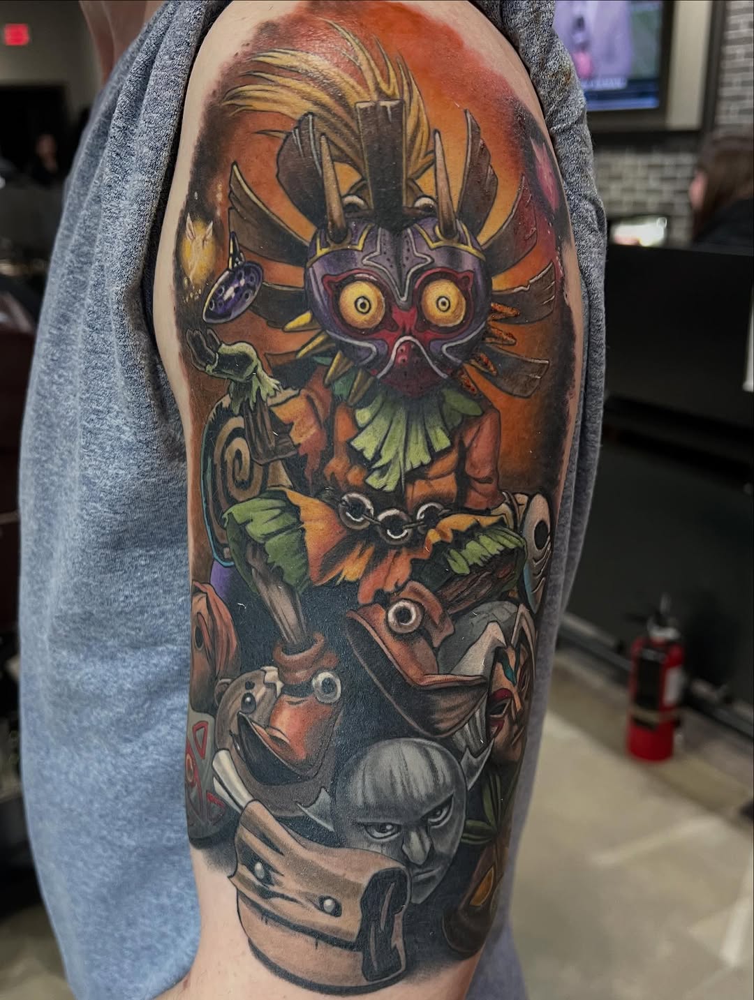 Tattoo by @sausagekingtattoos — realism, anime