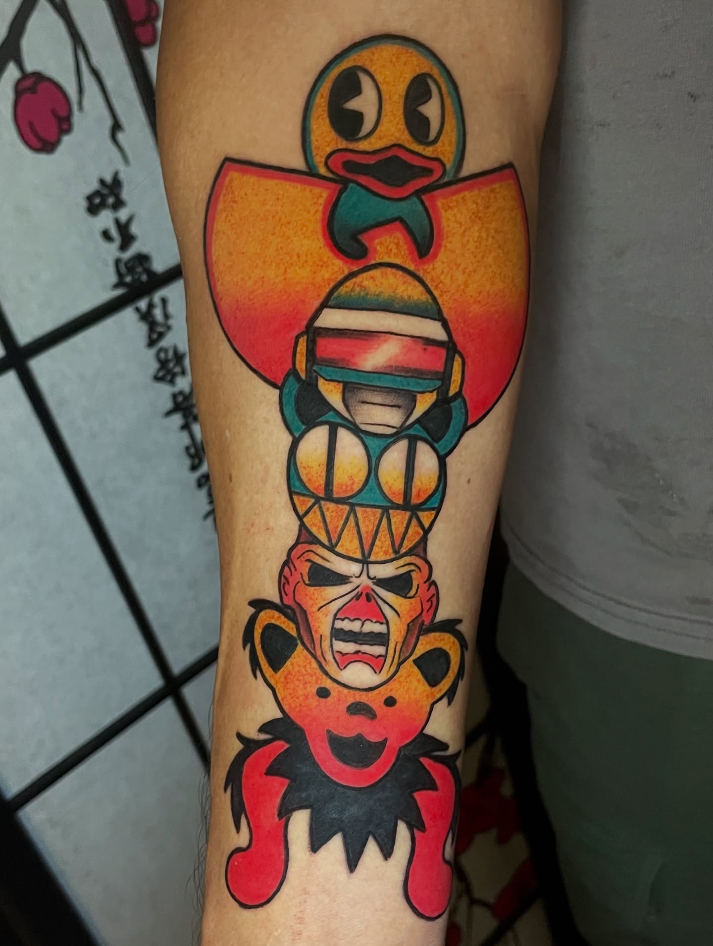 Tattoo by @martyboe โ american_traditional, dotwork