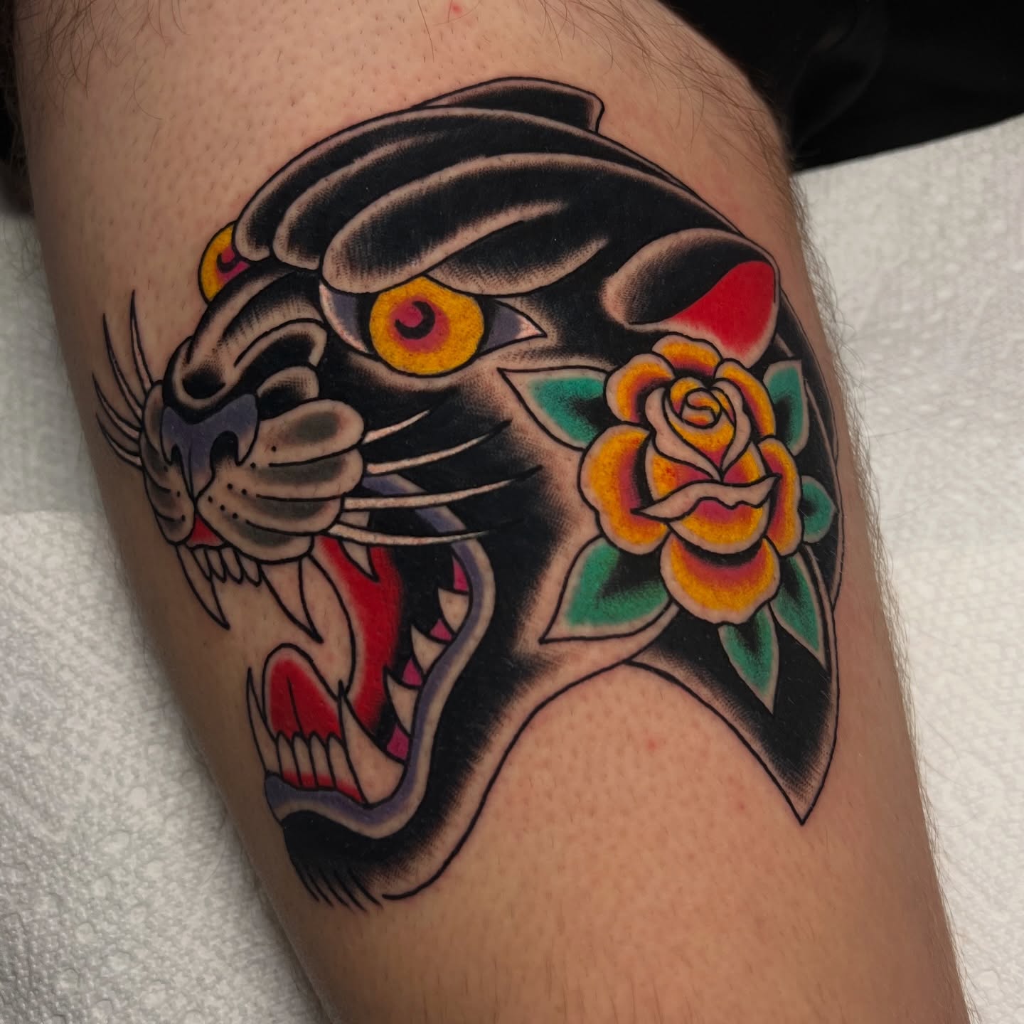 Tattoo by @peteherg — american_traditional