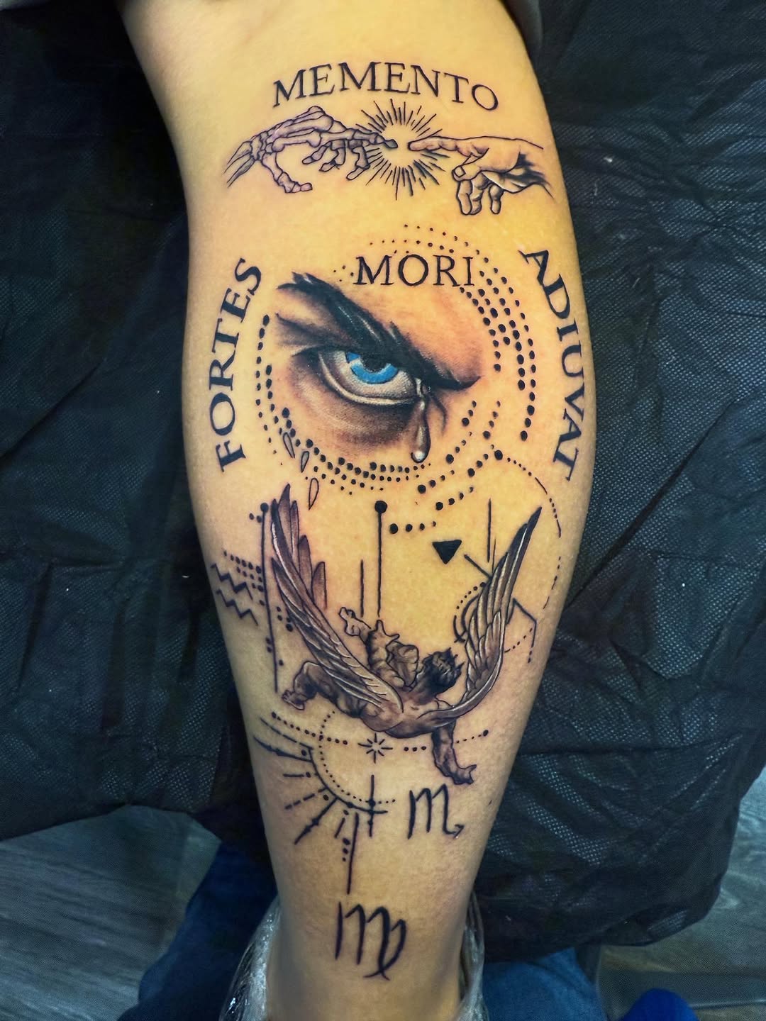 Tattoo by @sancheztapia81 — realism, lettering_script