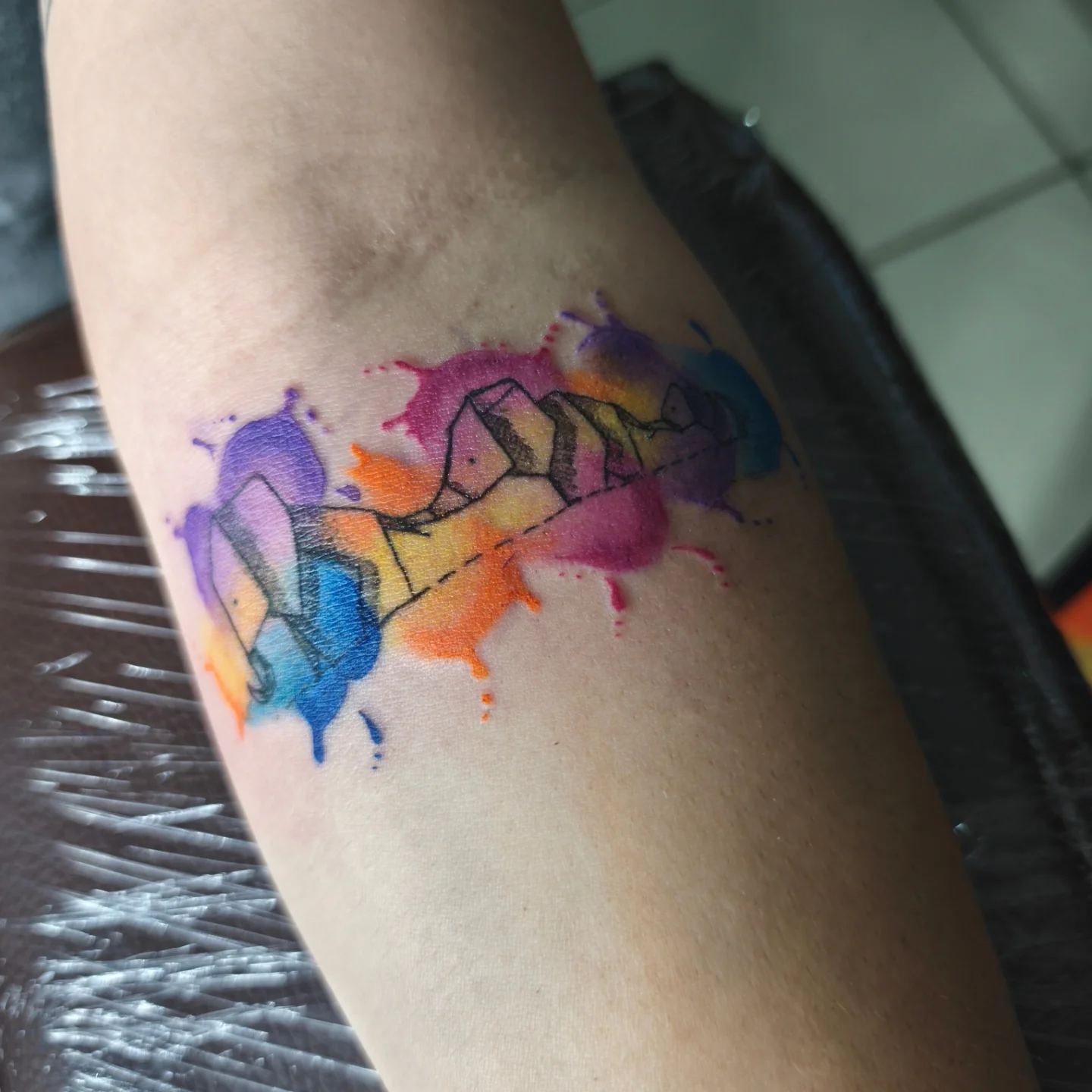 Tattoo by @mello_blue_tatto0 β watercolor