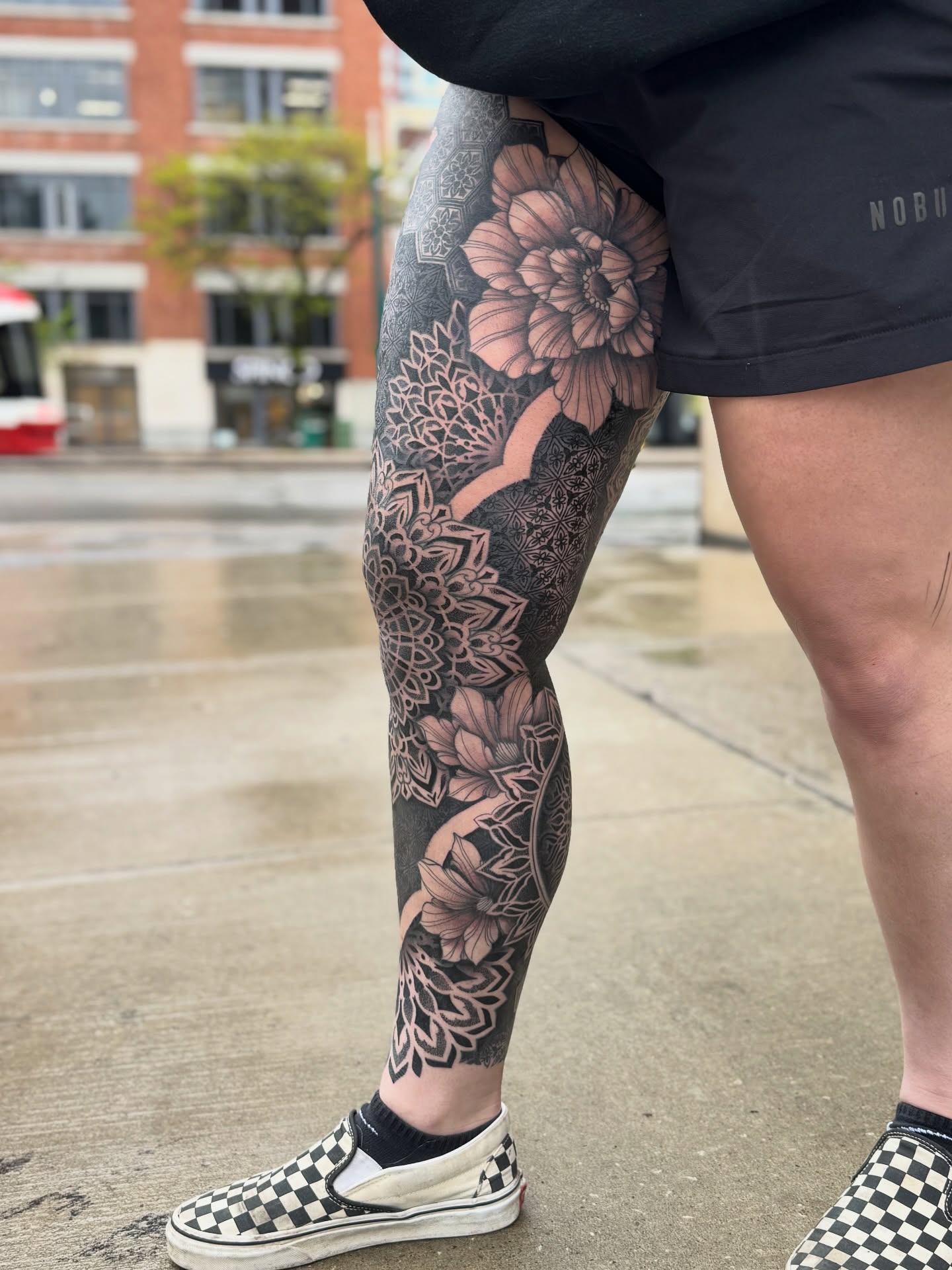 Tattoo by @fleur.tattoos — black_and_grey