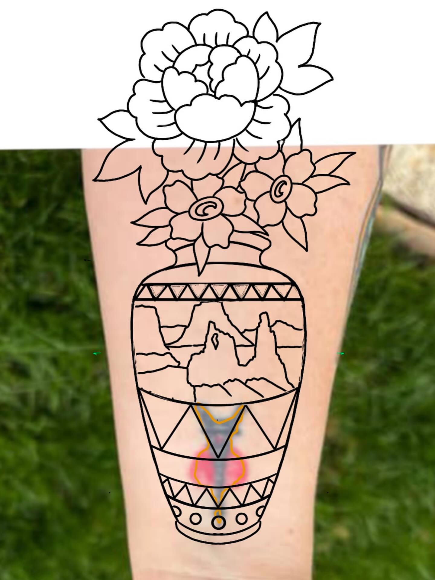 Tattoo by @tonycapraitattoos — geometric