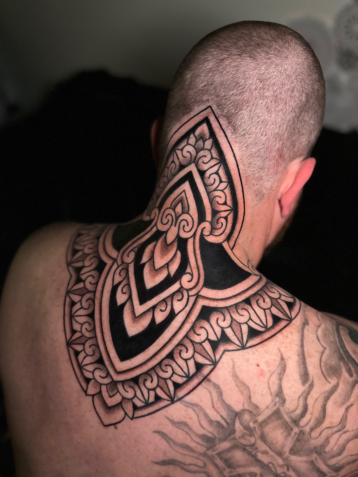 Tattoo by @blackadorn — geometric