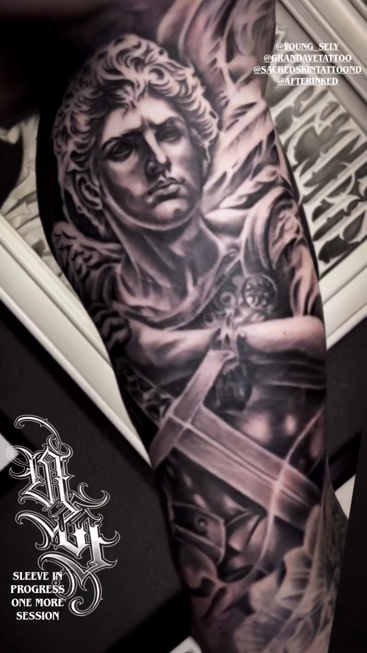 Tattoo by @young_sely — realism, black_and_grey