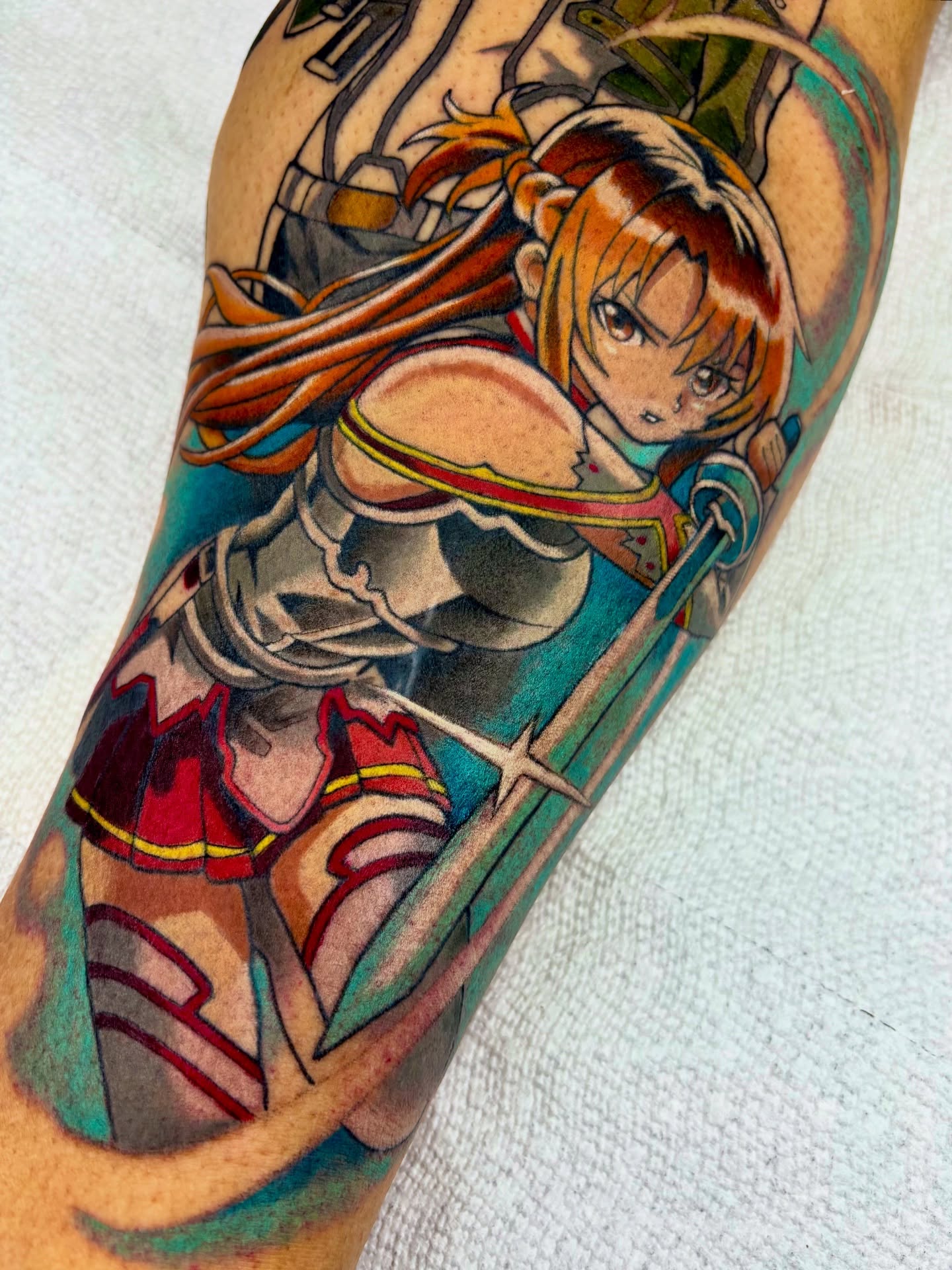 Anime character anime tattoo on the forearm by ✩ Tattoo ✩, Las Vegas, Nevada
