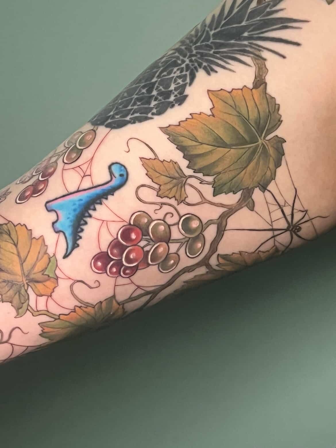 Tattoo by @shashonna — american_traditional, dotwork