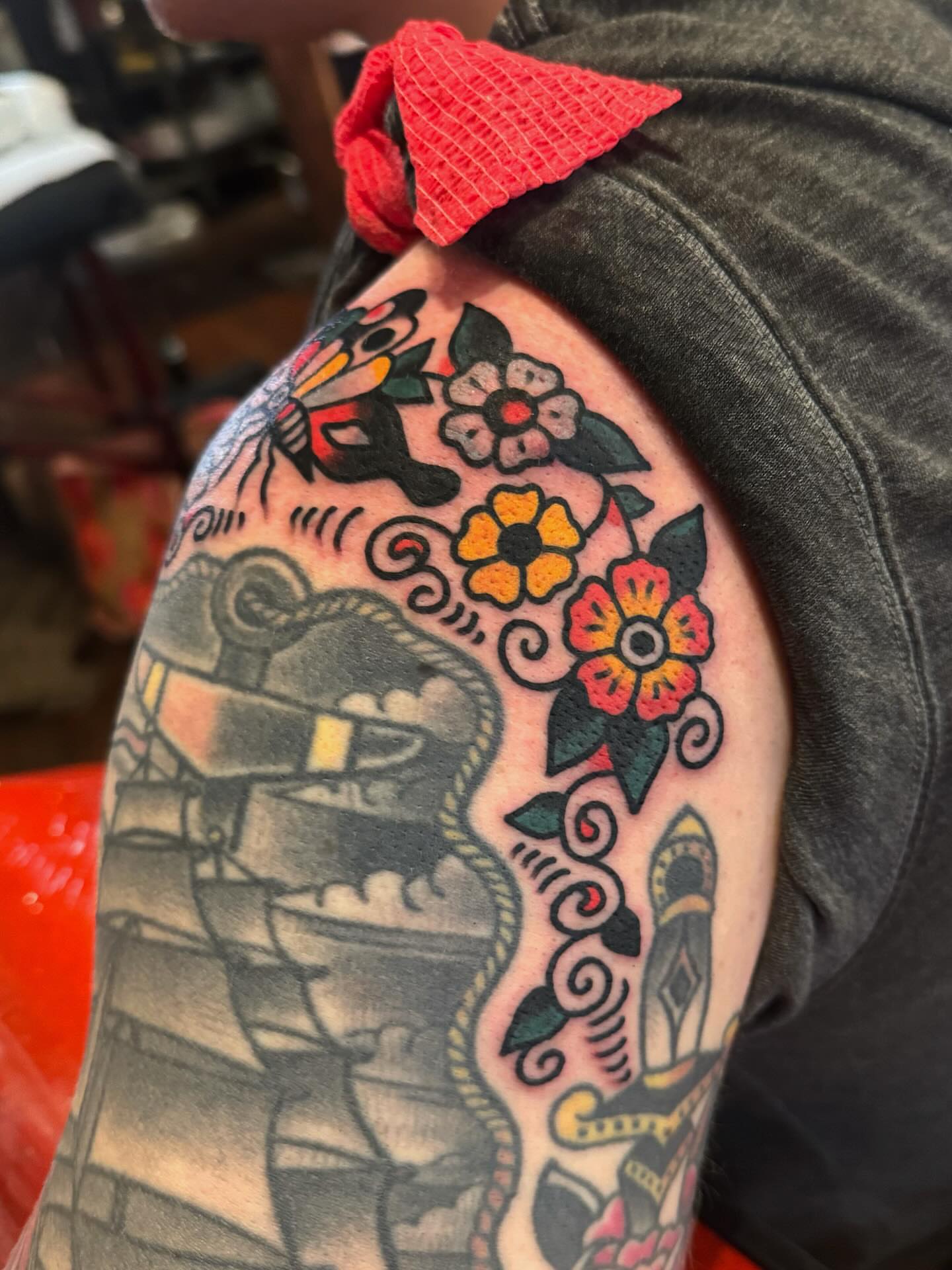 Tattoo by @tat2brain — american_traditional
