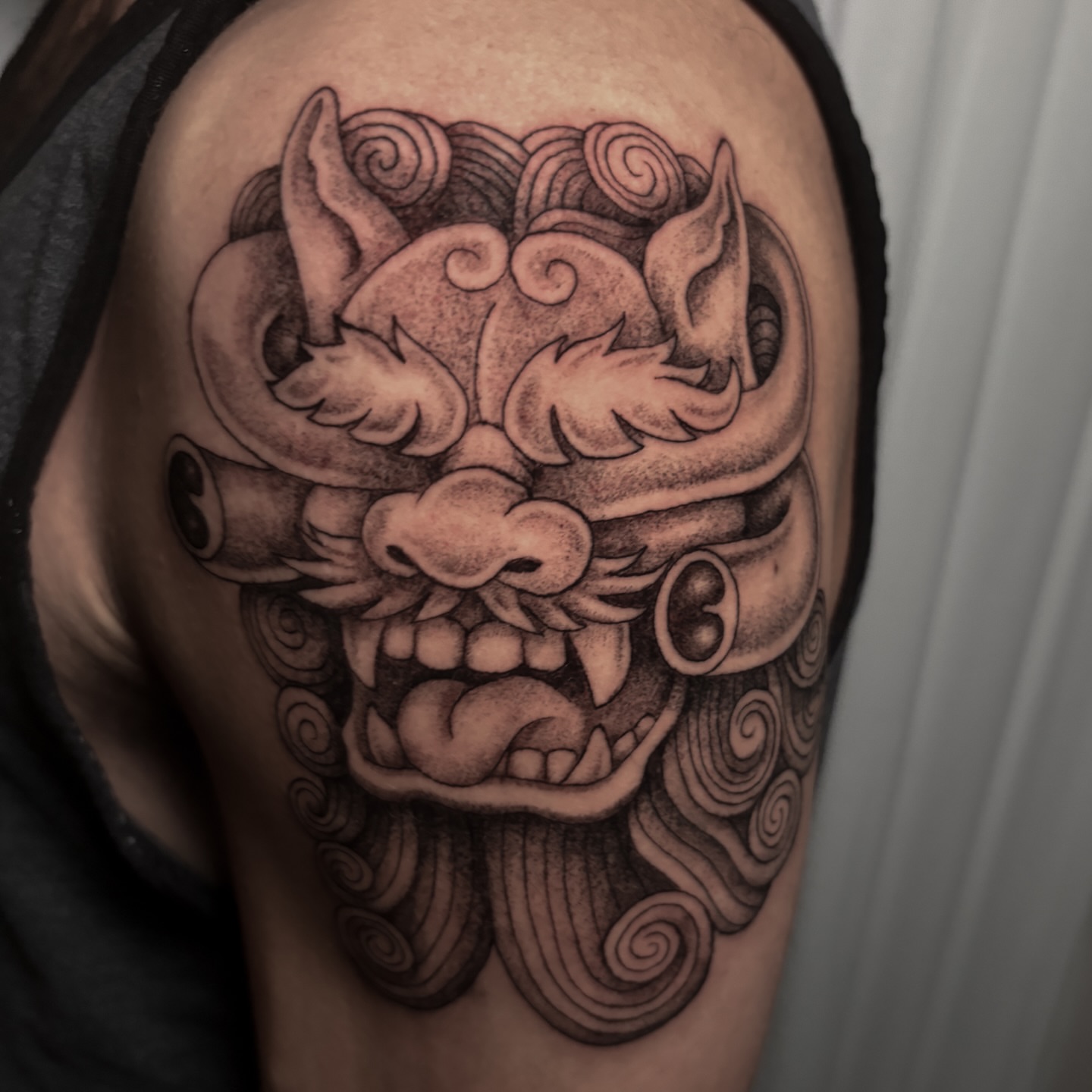 Tattoo by @sal.the.stabber — black_and_grey