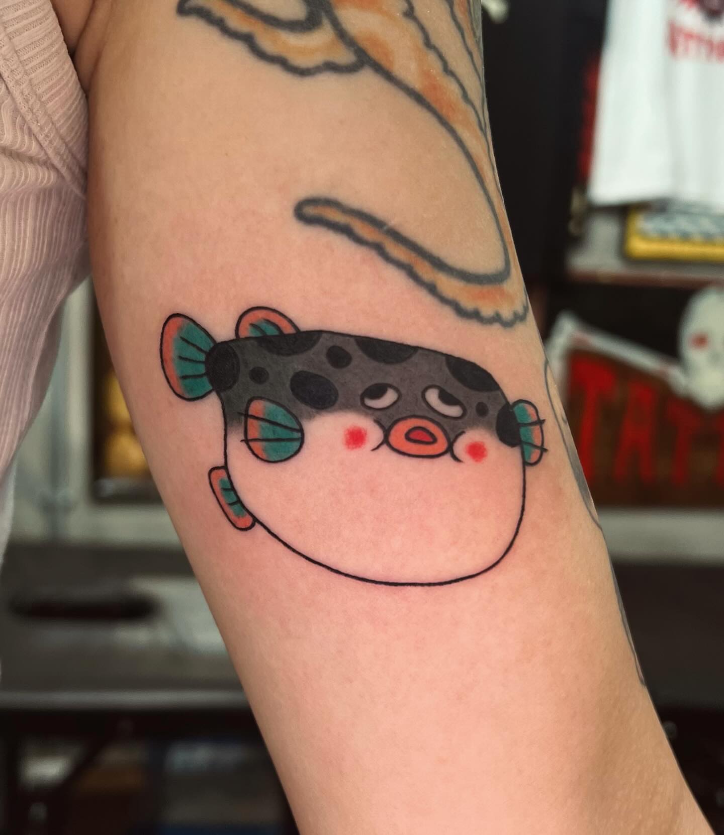 Tattoo by @fokqueenie — dotwork