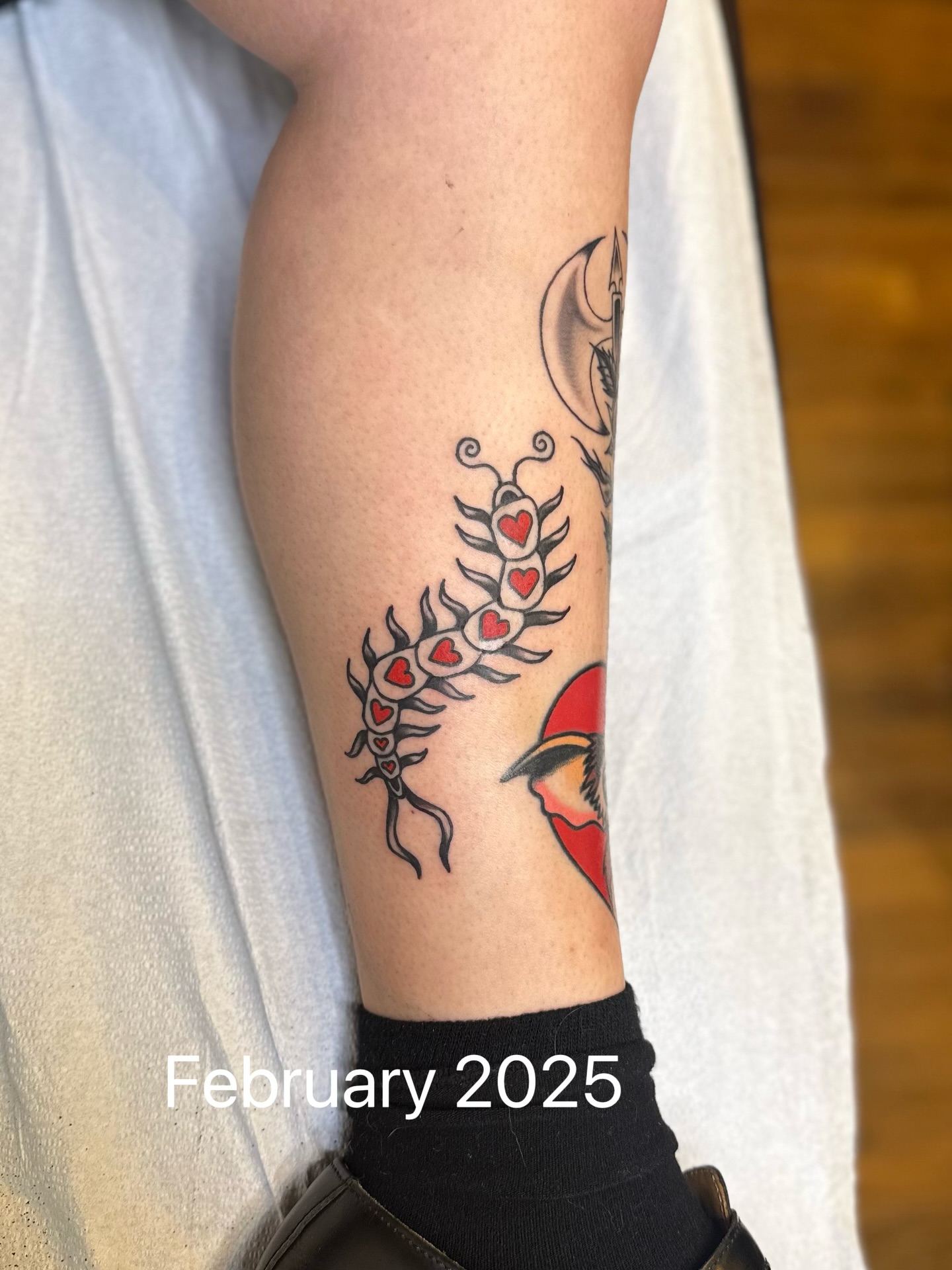 Tattoo by @lnrnts — american_traditional, trash_polka