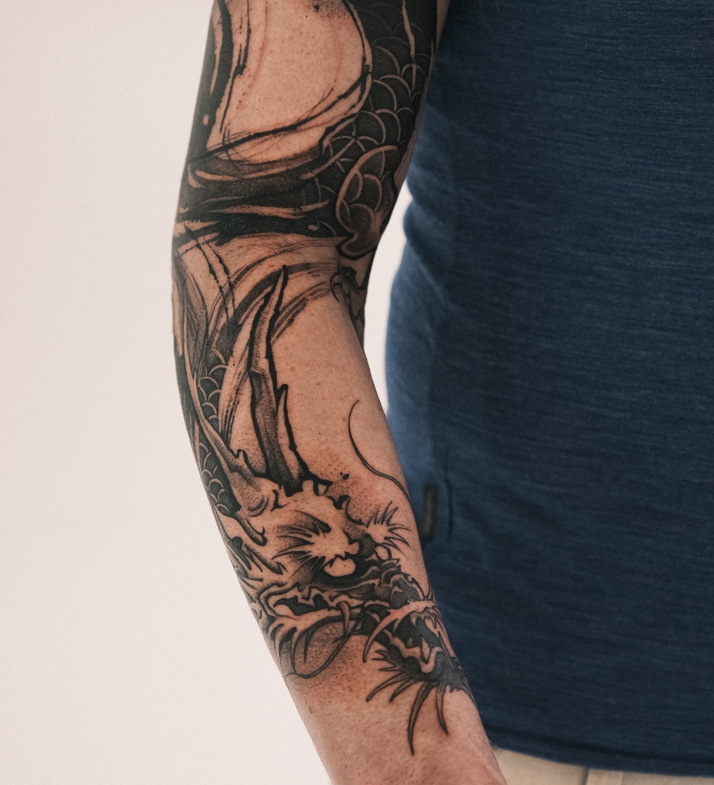 Tattoo by @who_is_ryu — black_and_grey