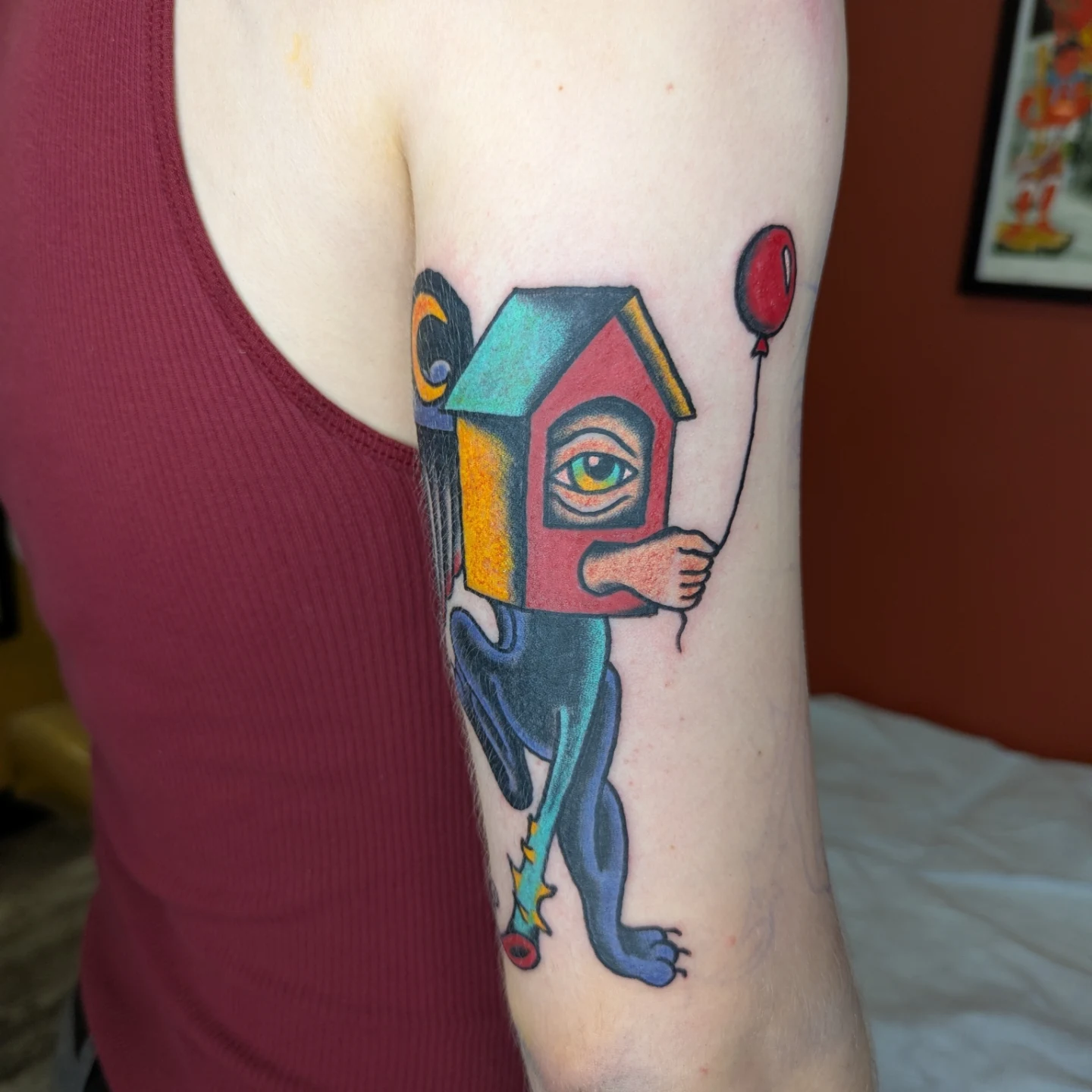 Tattoo by @bardtattoos — geometric, illustrative