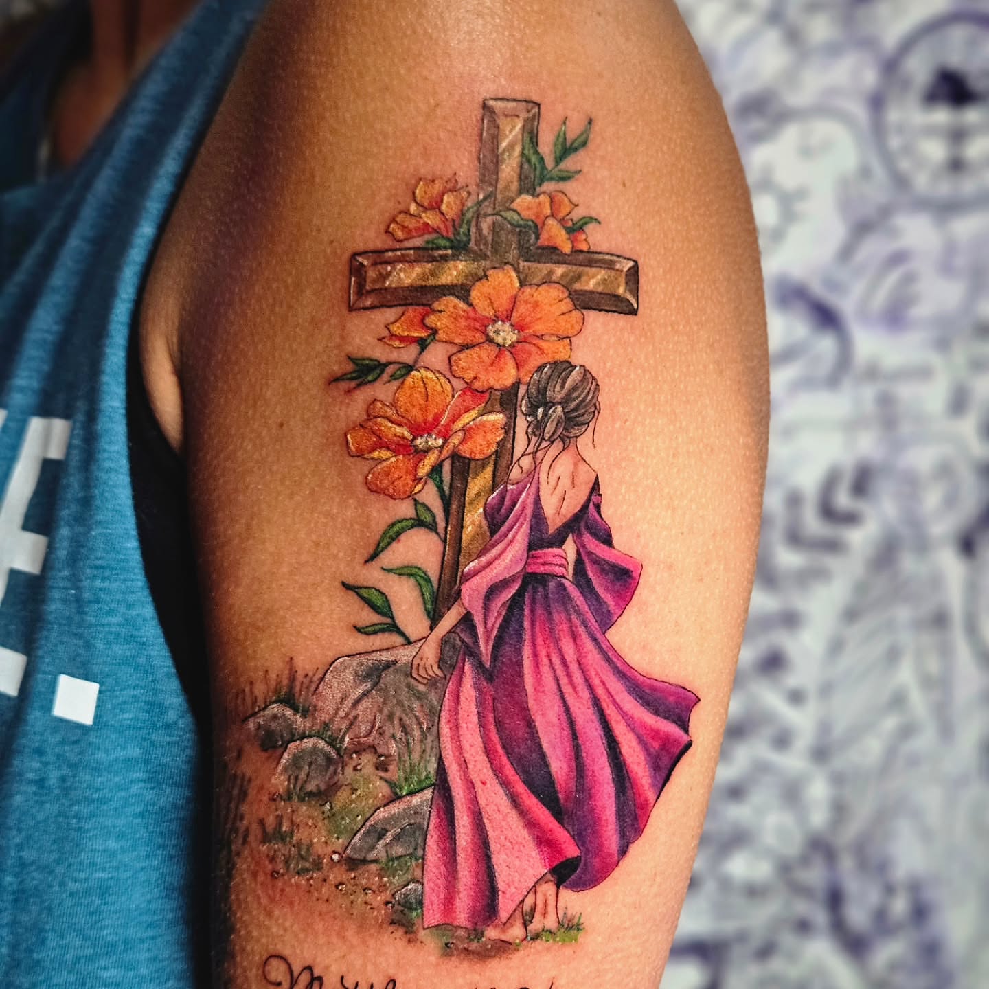 Tattoo by @kassyfiori — realism, dotwork