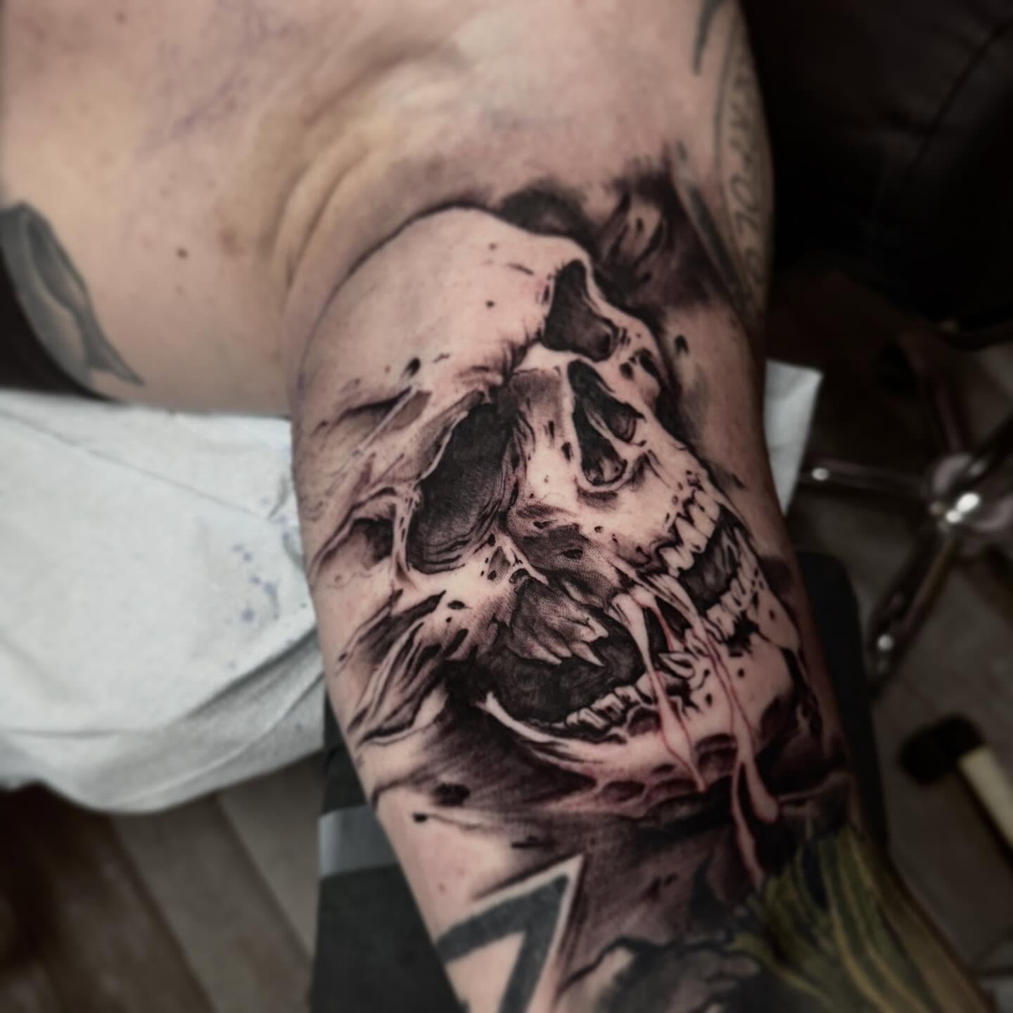 Tattoo by @alexrockoff — dark_realism
