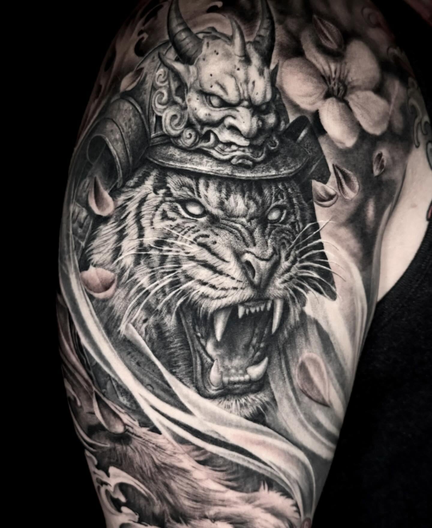 Tattoo by @sidink_100 β black_and_grey, realism