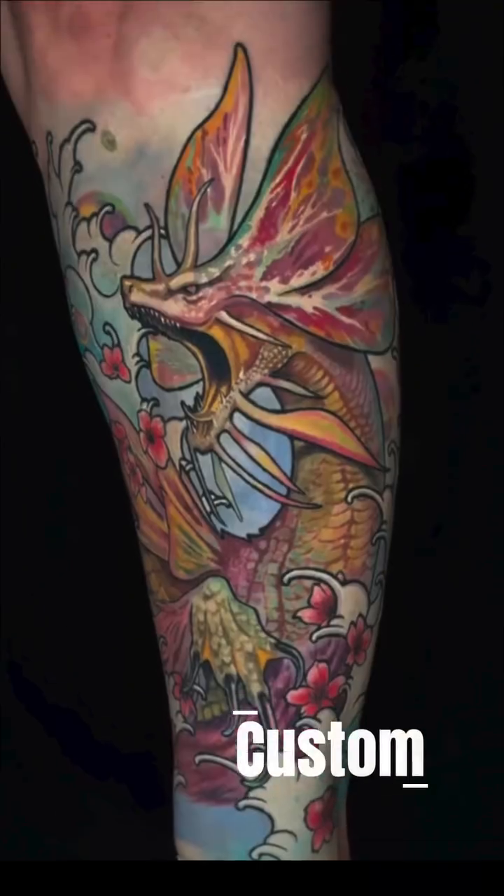Tattoo by @powsonero — japanese_irezumi, neo_traditional
