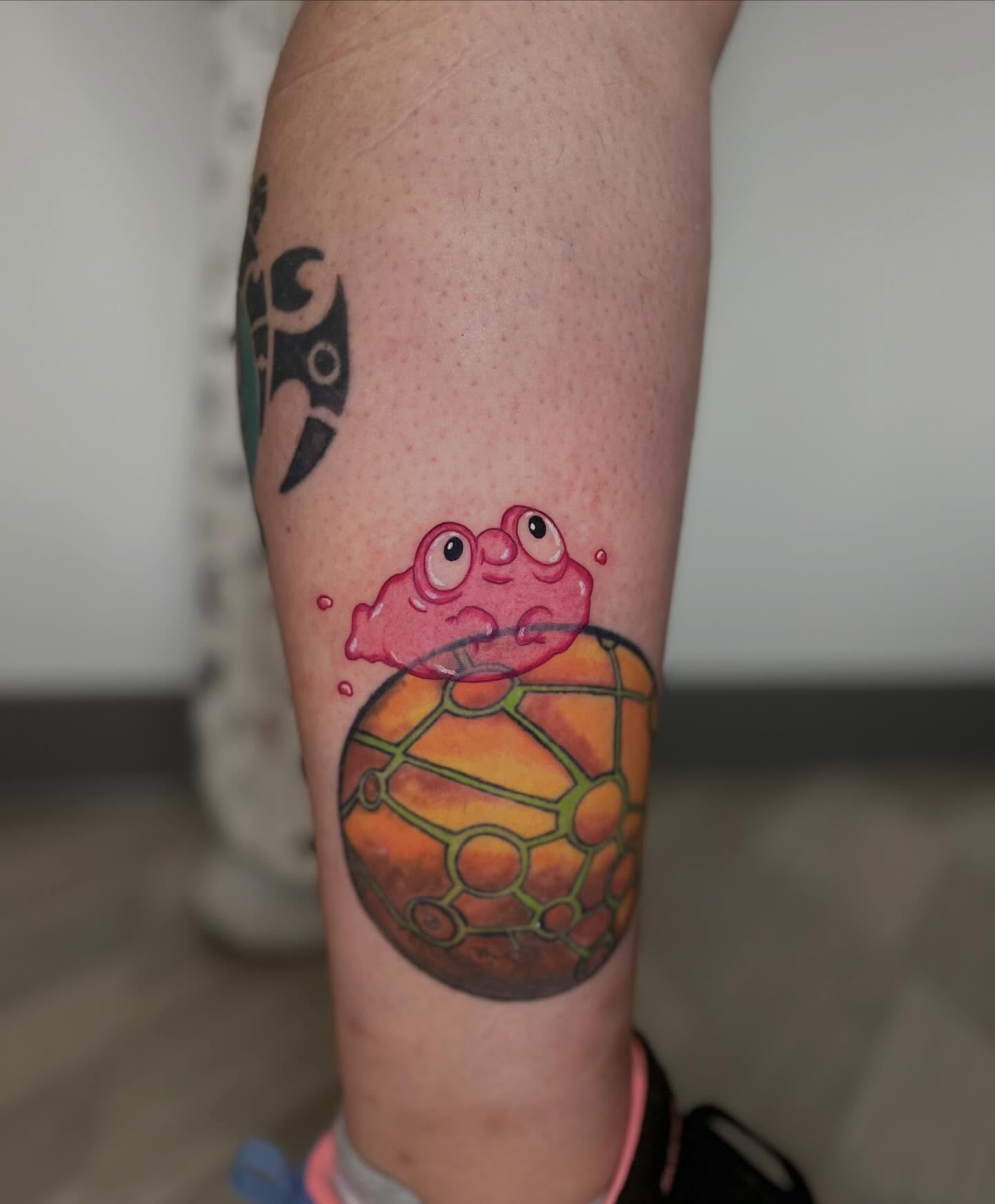 Tattoo by @catgirltattoo — dotwork, realism