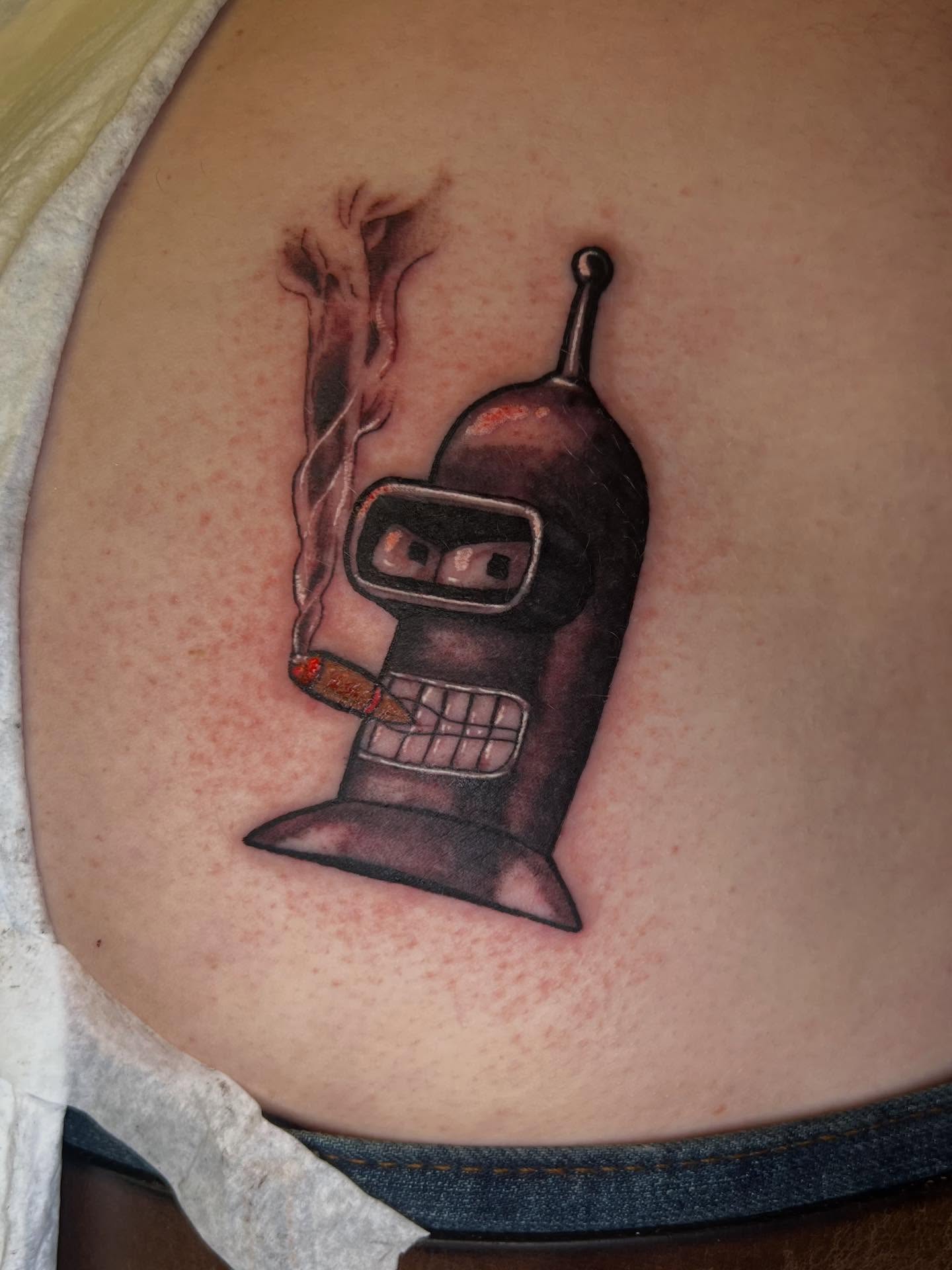 Tattoo by @mctatty — black_and_grey