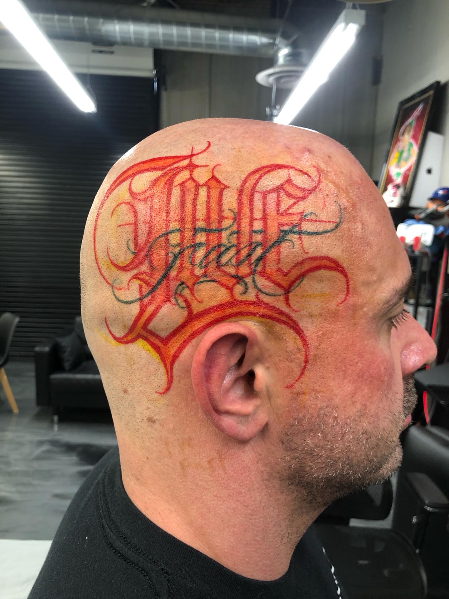 Tattoo by @stillballin6_ — lettering_script