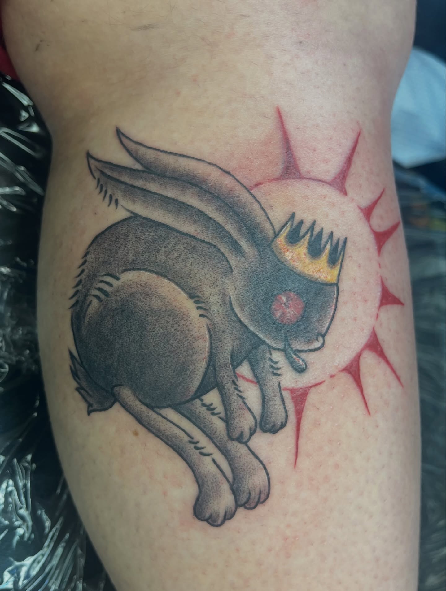 Tattoo by @anya.artistry.tattoos — black_and_grey