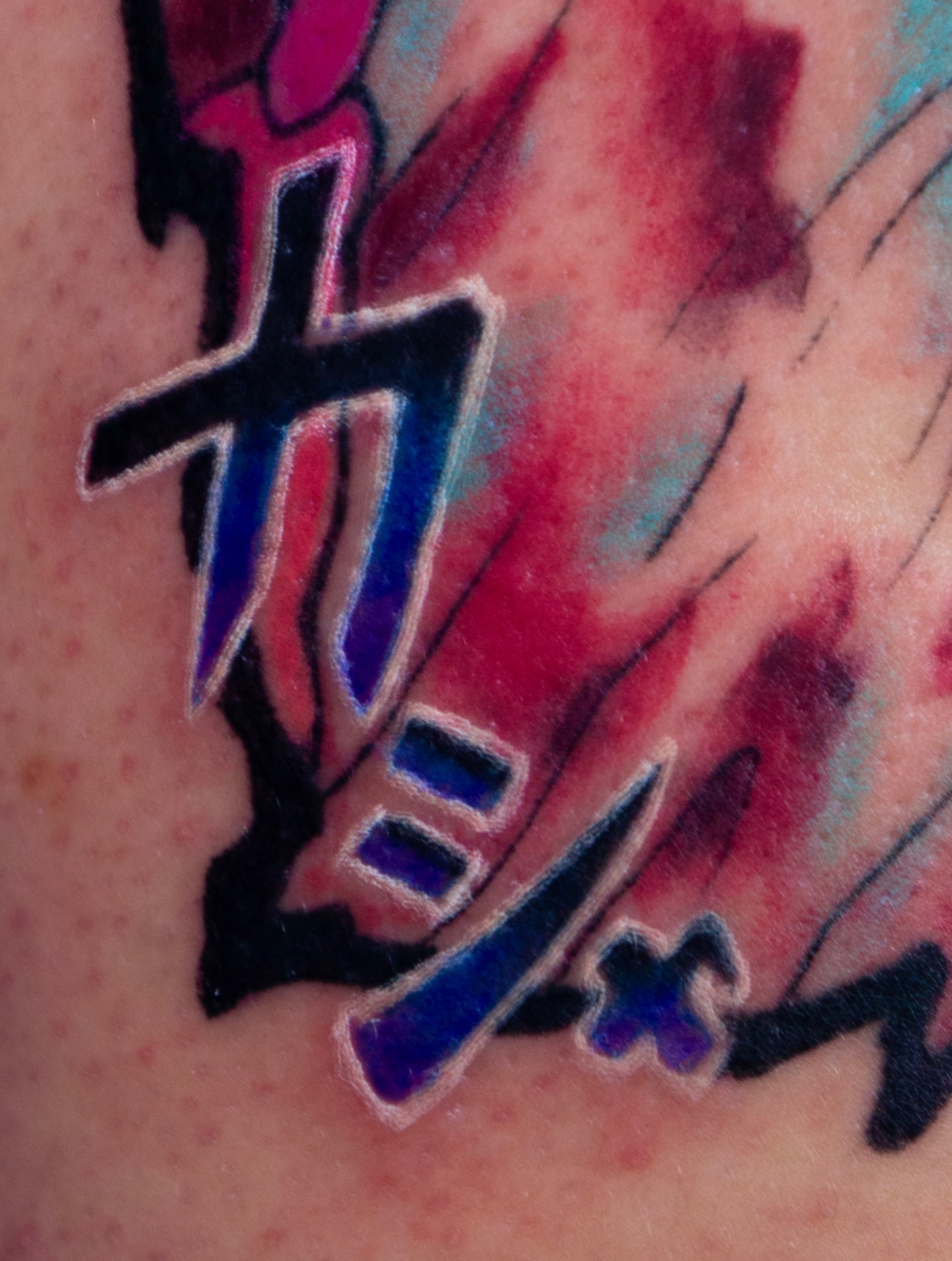 Tattoo by @xamyart — dotwork