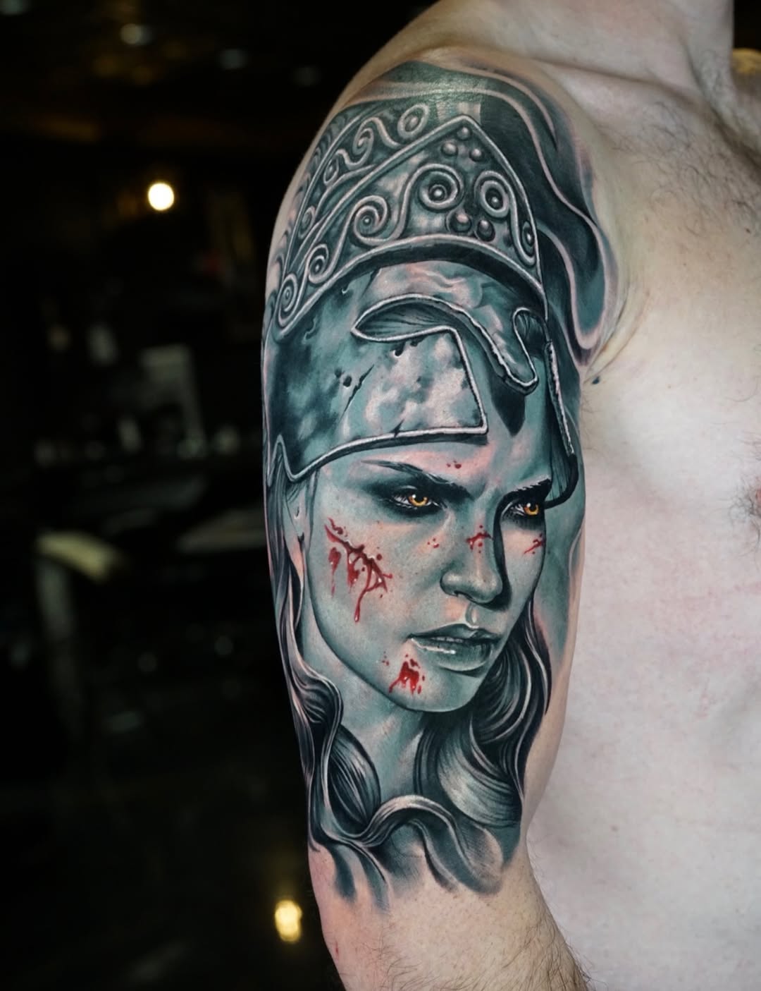 Tattoo by @dgtatts — realism, black_and_grey
