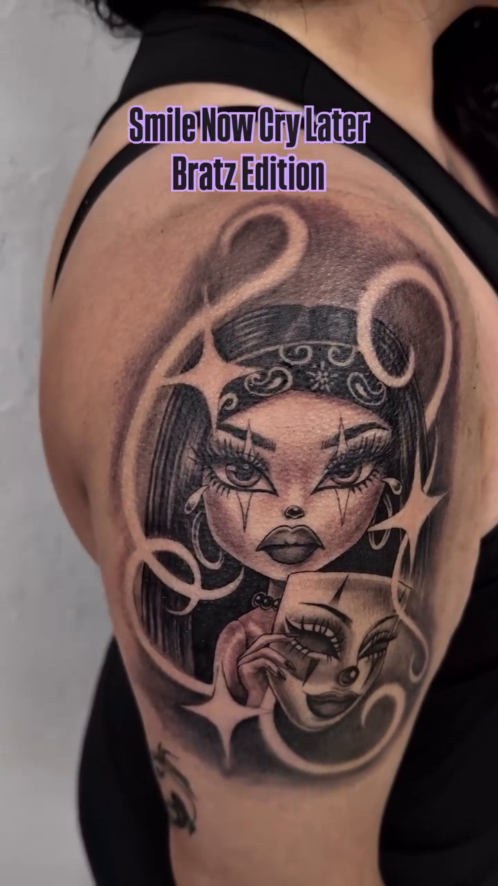 Tattoo by @mo_tats11 — chicano, black_and_grey