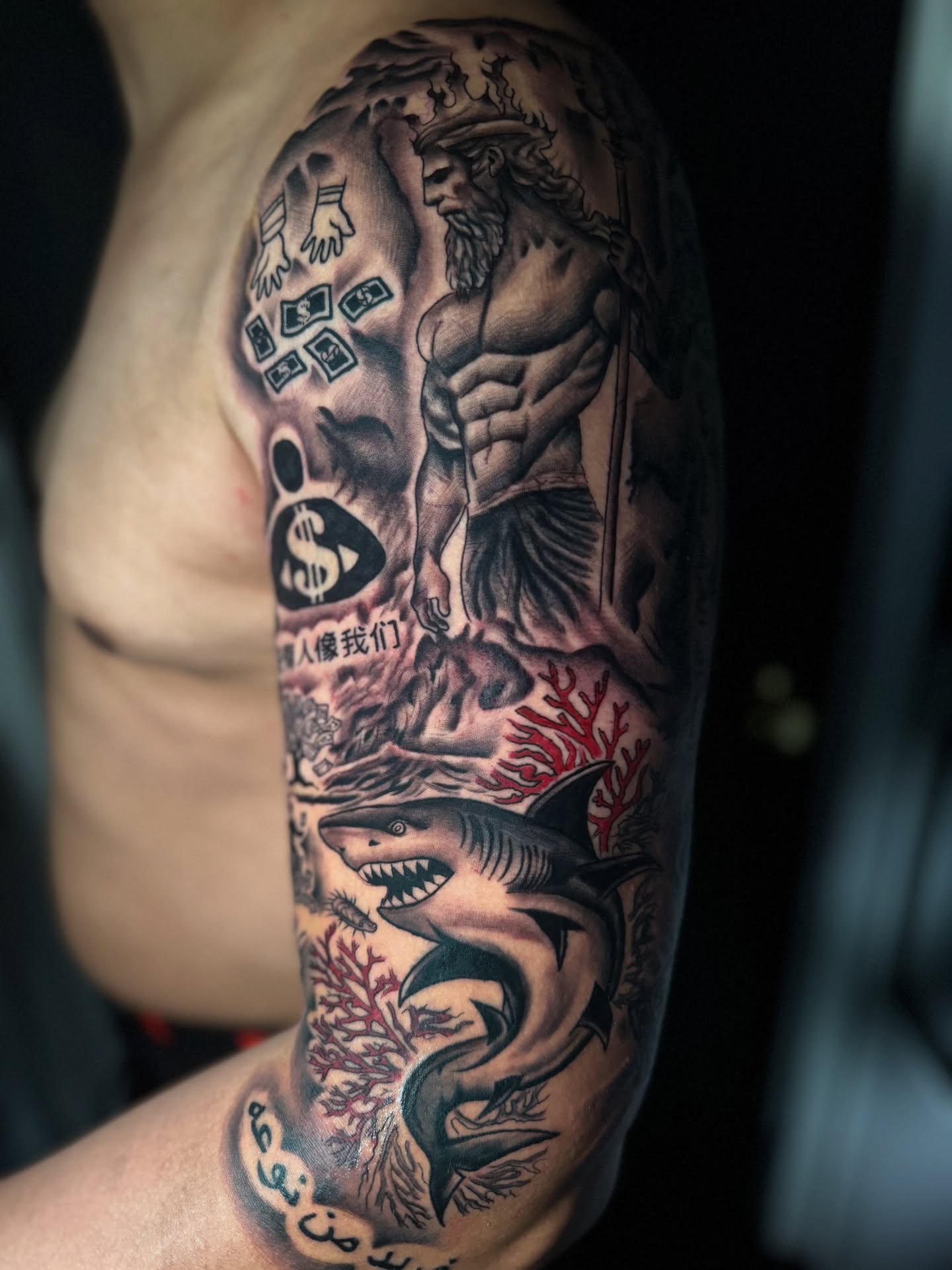 Tattoo by @mz_tattoony — american_traditional, black_and_grey