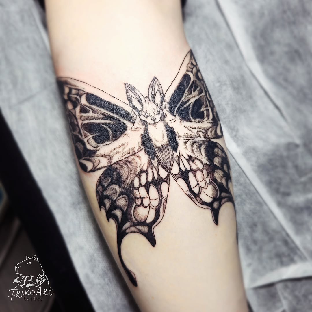 Tattoo by @irikoart_tattoo — black_and_grey, realism